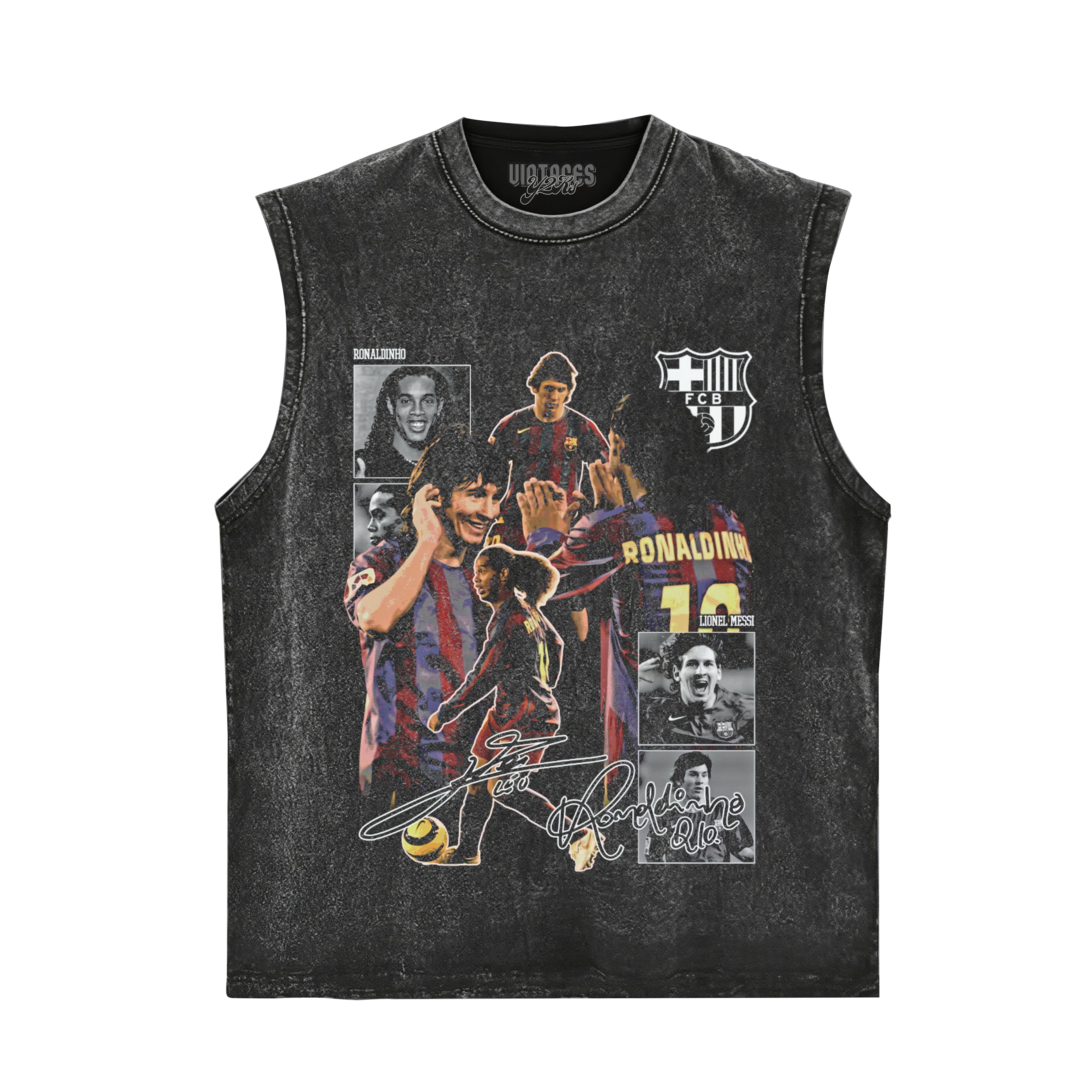 MESSI & RONALDINHO DUO TANK TOP & TEE & LONG SLEEVE & LAYERED LS & HOODIE