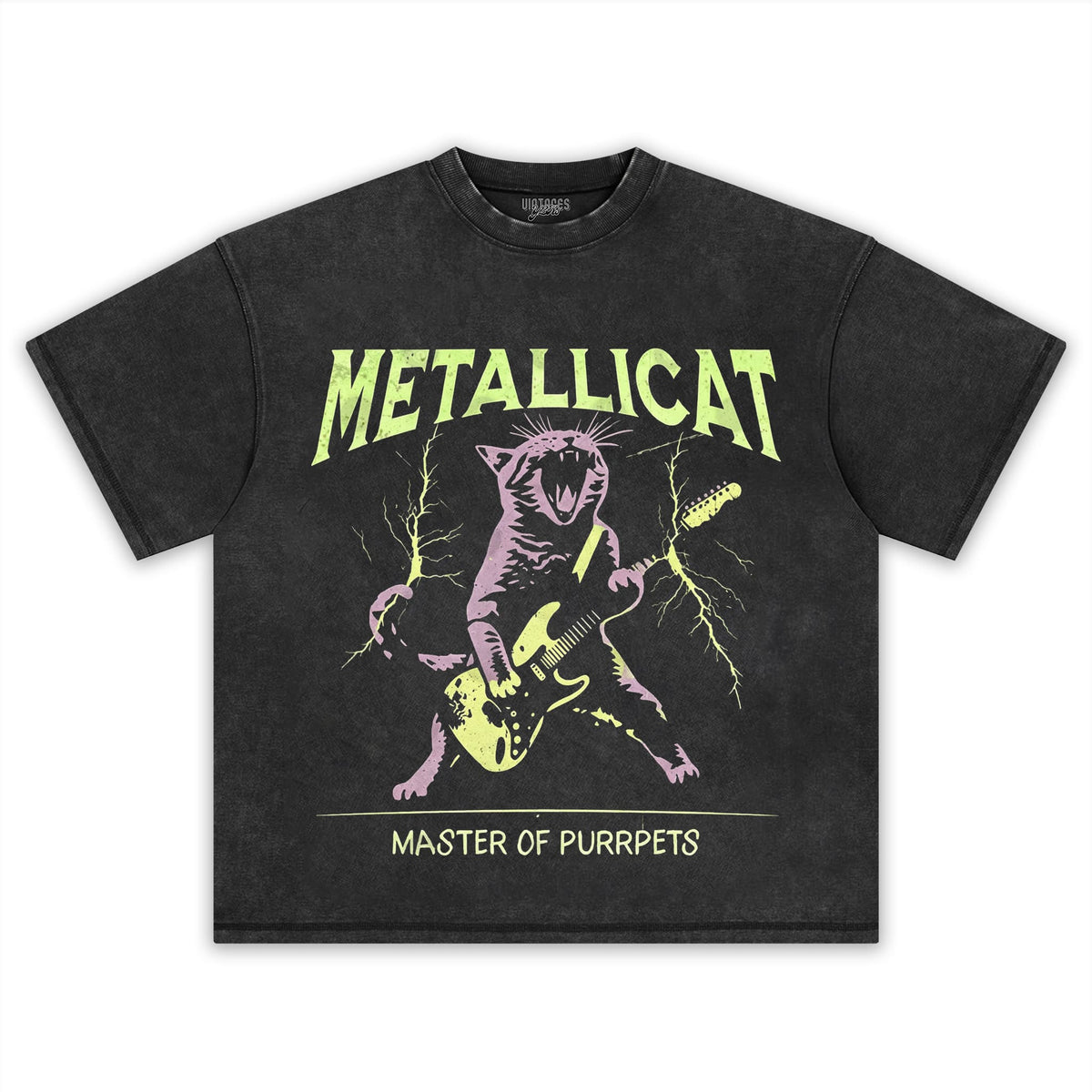 METALLICA - ROCK CAT TANK TOP & TEE & LONG SLEEVE & LAYERED LS & HOODIE
