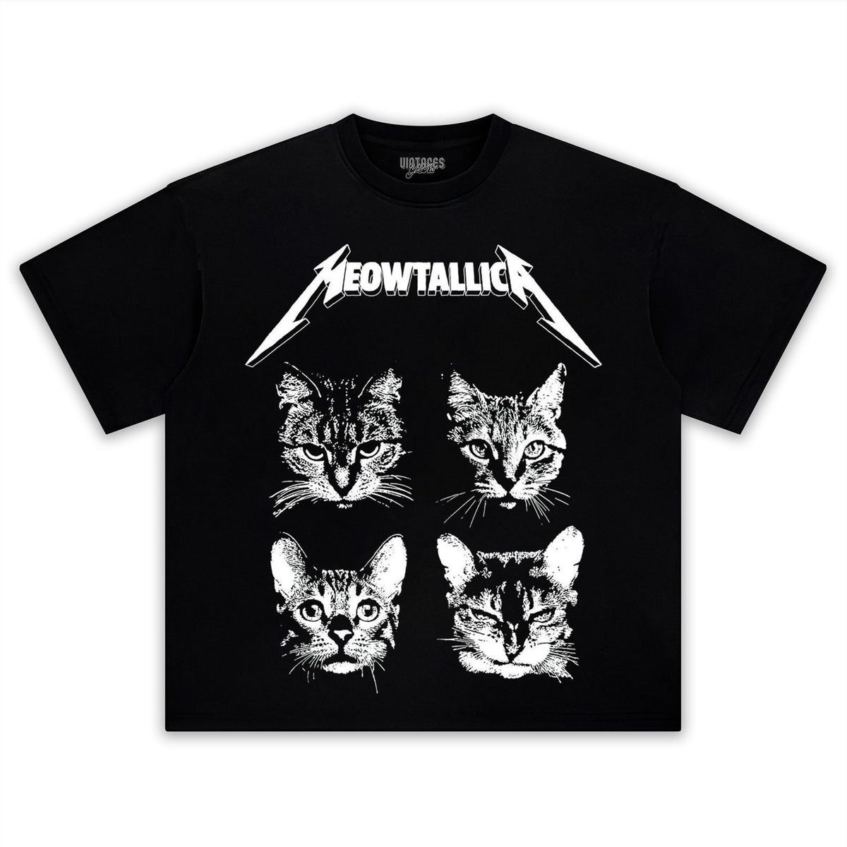 METALLICA - ROCK CAT V2 TANK TOP & TEE & LONG SLEEVE & LAYERED LS & HOODIE