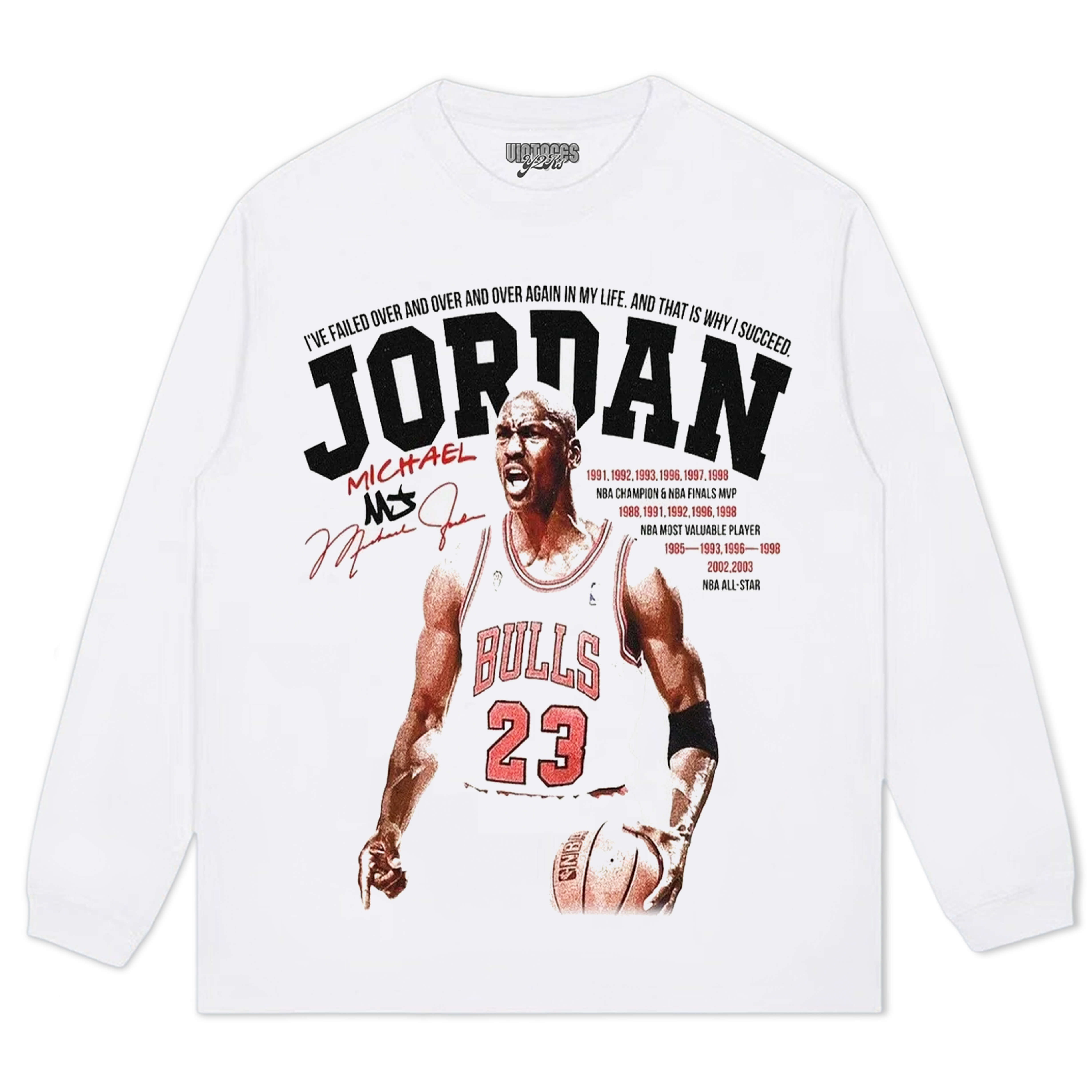 MICHAEL JORDAN VINTAGE TEE V3 & LS & HOODIE