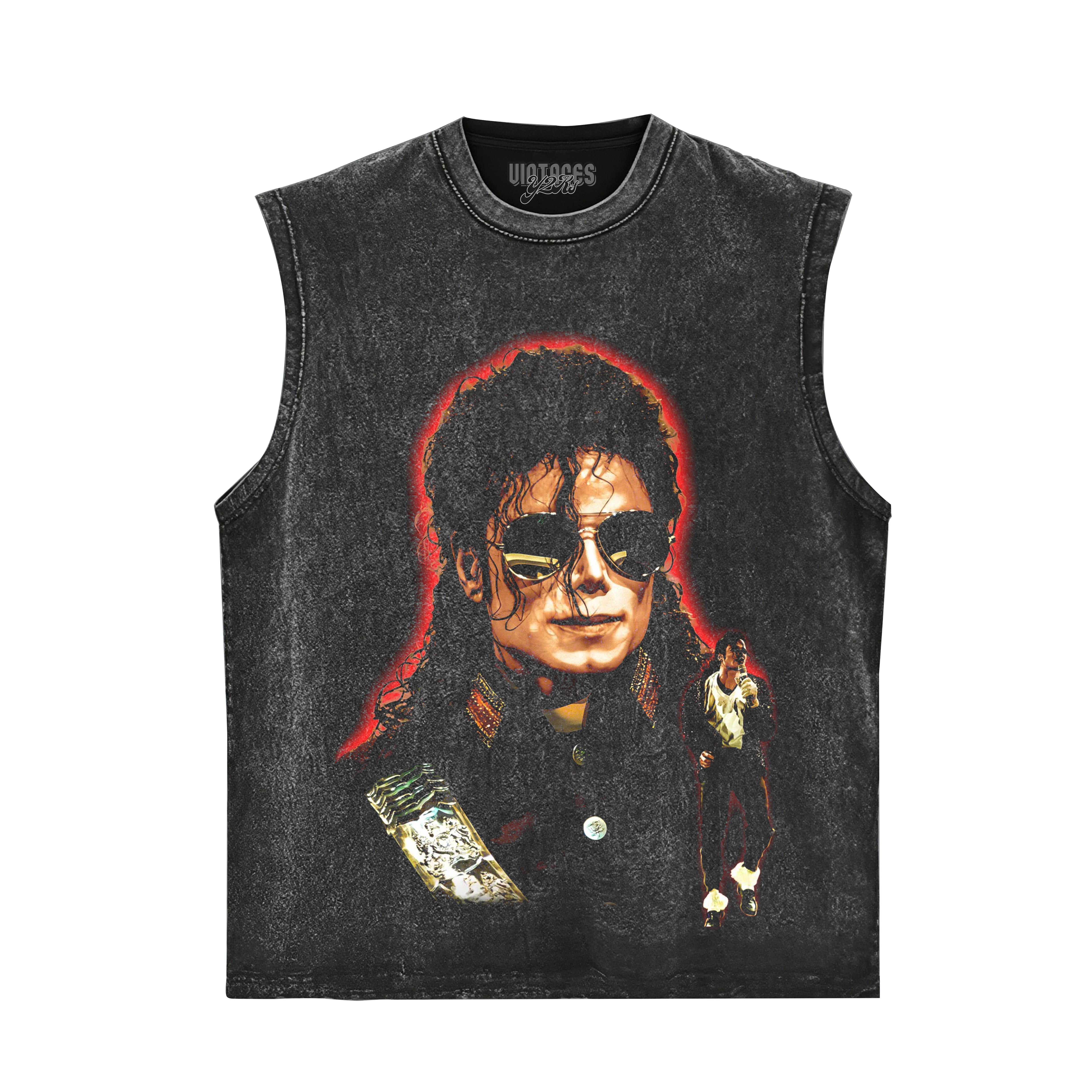 MICHAEL JACKSON KING OF POP TANK TOP & TEE & LONG SLEEVE & LAYERED LS & HOODIE