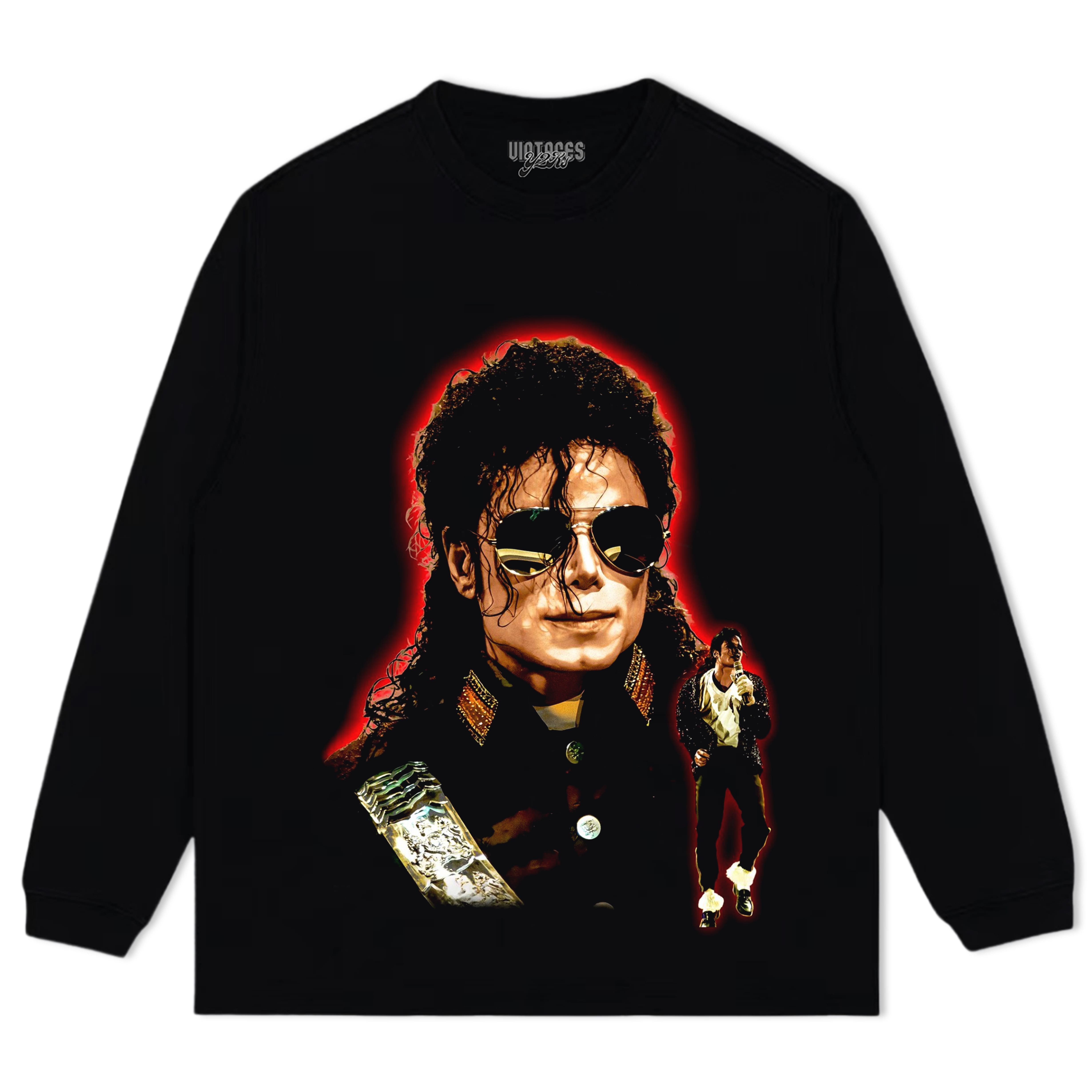 MICHAEL JACKSON KING OF POP TANK TOP & TEE & LONG SLEEVE & LAYERED LS & HOODIE