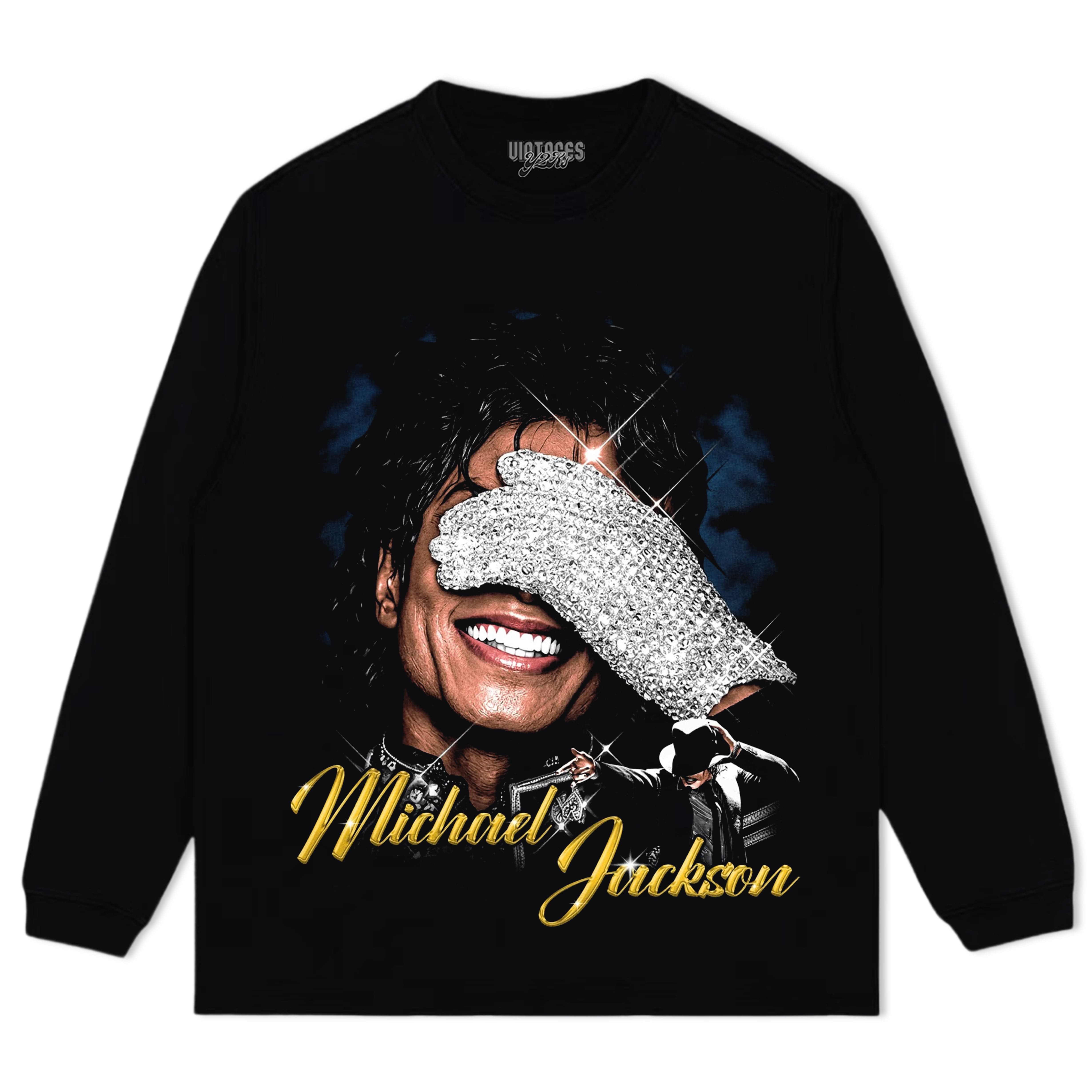 MICHAEL JACKSON KING OF POP V2 TANK TOP & TEE & LONG SLEEVE & LAYERED LS & HOODIE