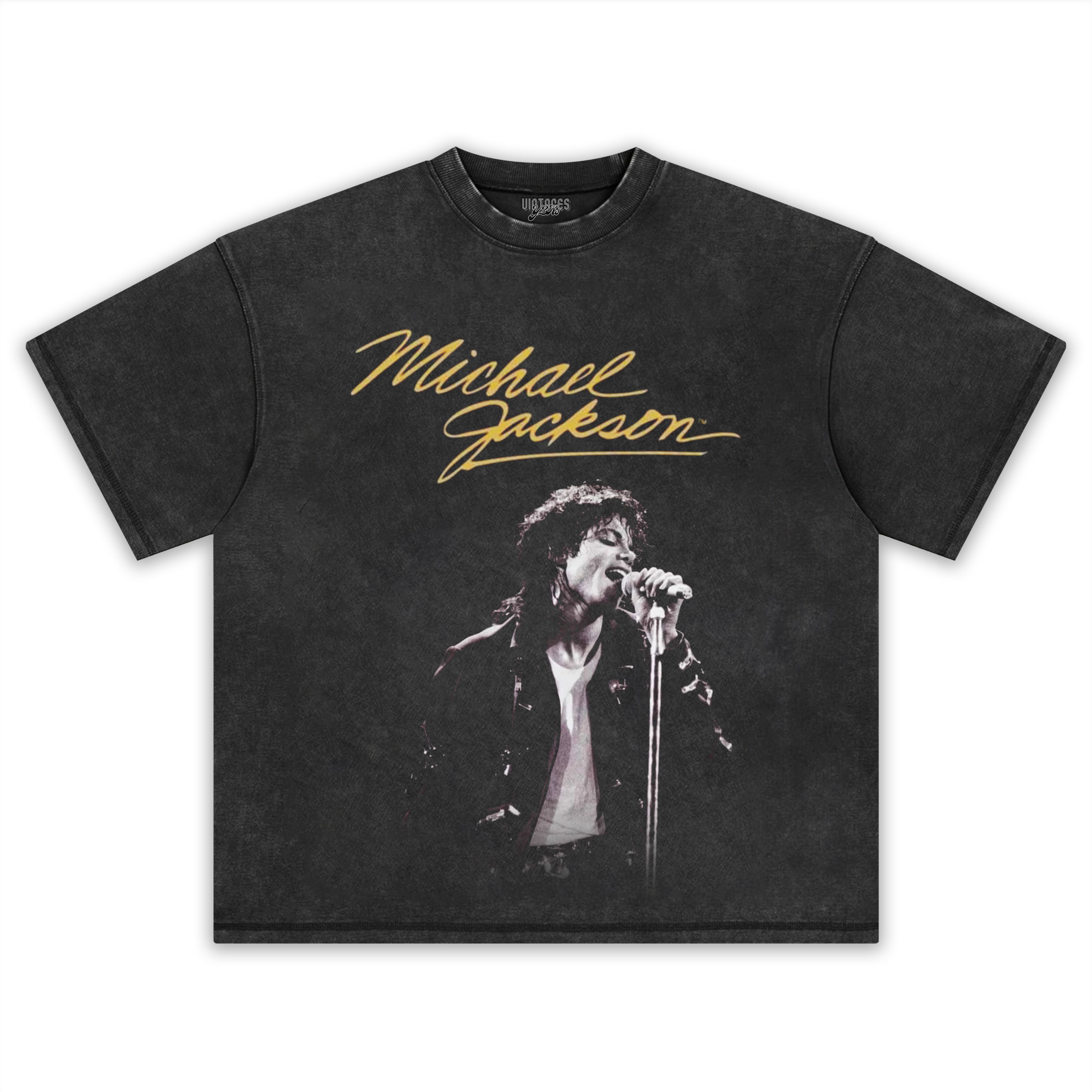 MICHAEL JACKSON KING OF POP V5 TANK TOP & TEE & LONG SLEEVE & LAYERED LS & HOODIE