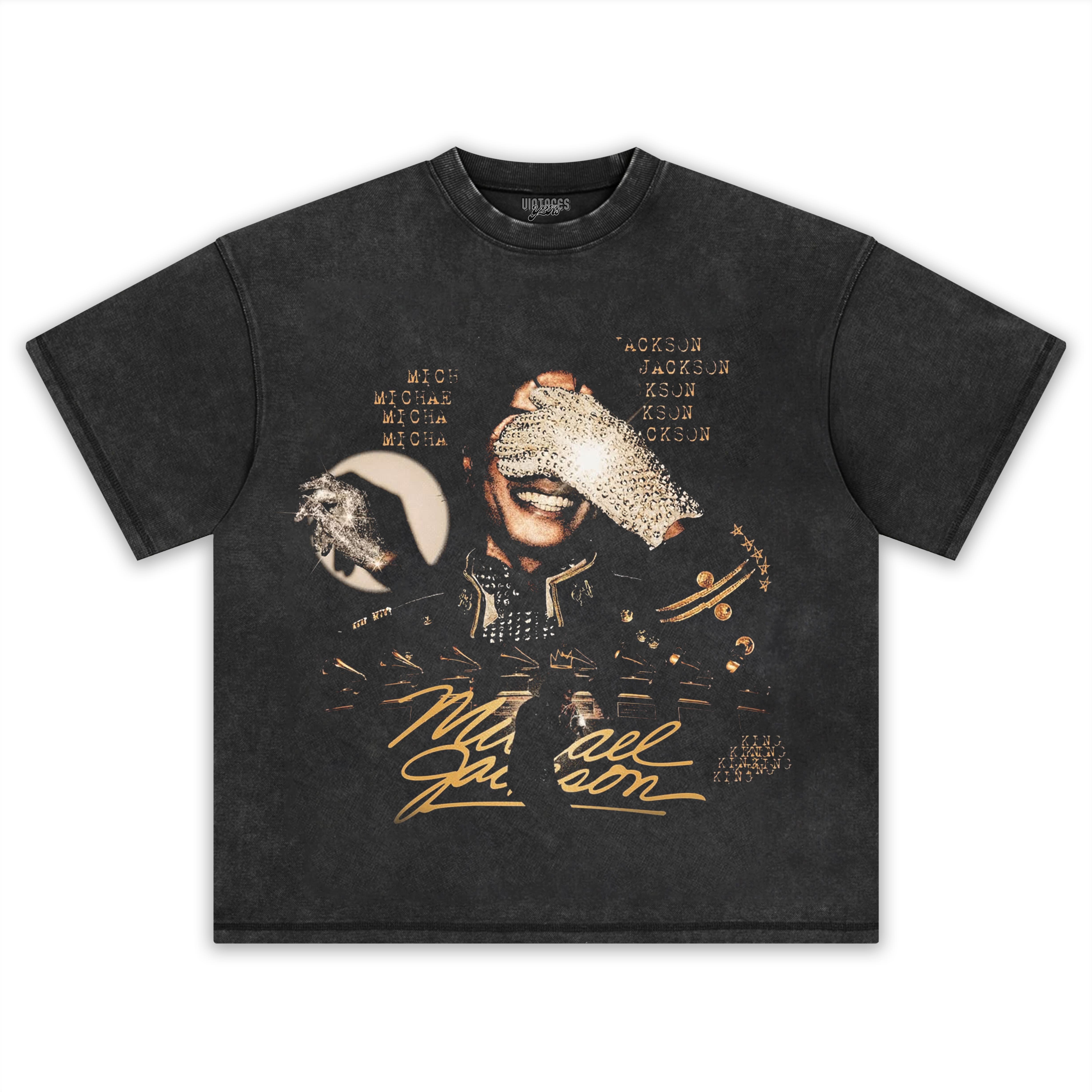 MICHAEL JACKSON KING OF POP VINTAGE TANK TOP & TEE & LONG SLEEVE & LAYERED LS & HOODIE
