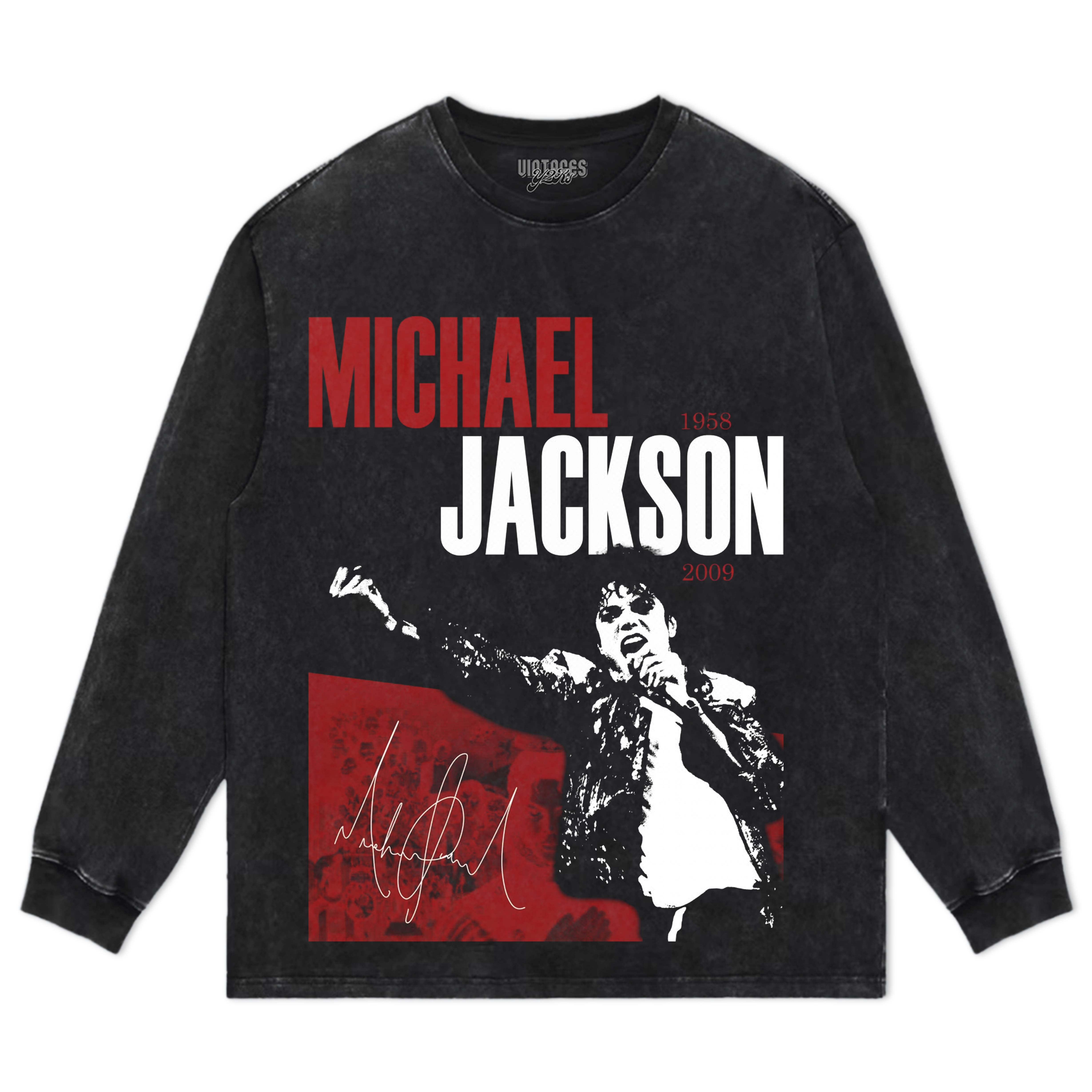 MICHAEL JACKSON SIGNATURE V4 TEE & LS & HOODIE