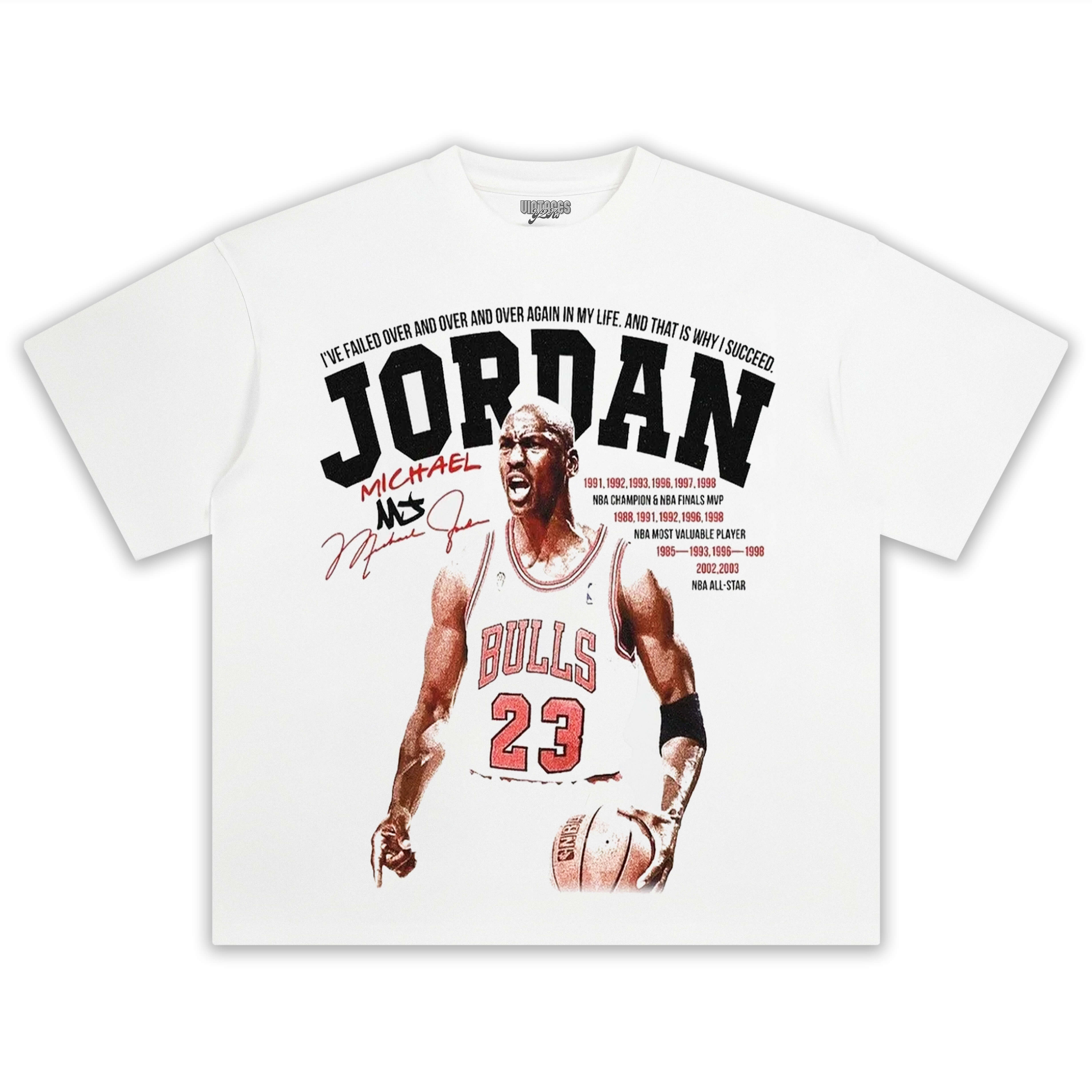 MICHAEL JORDAN VINTAGE TEE V3 & LS & HOODIE