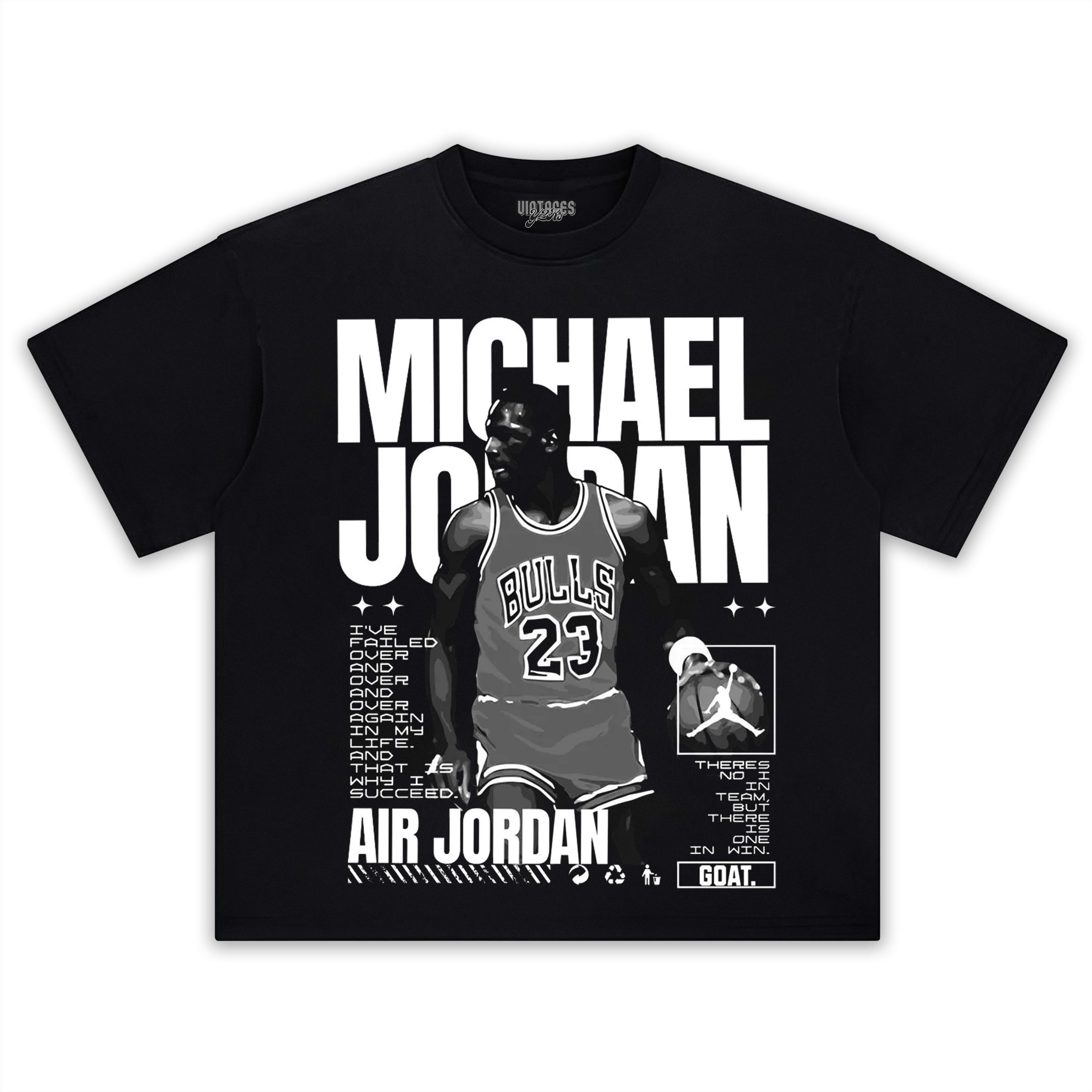 MICHAEL JORDAN VINTAGE TEE V4 & LS & HOODIE