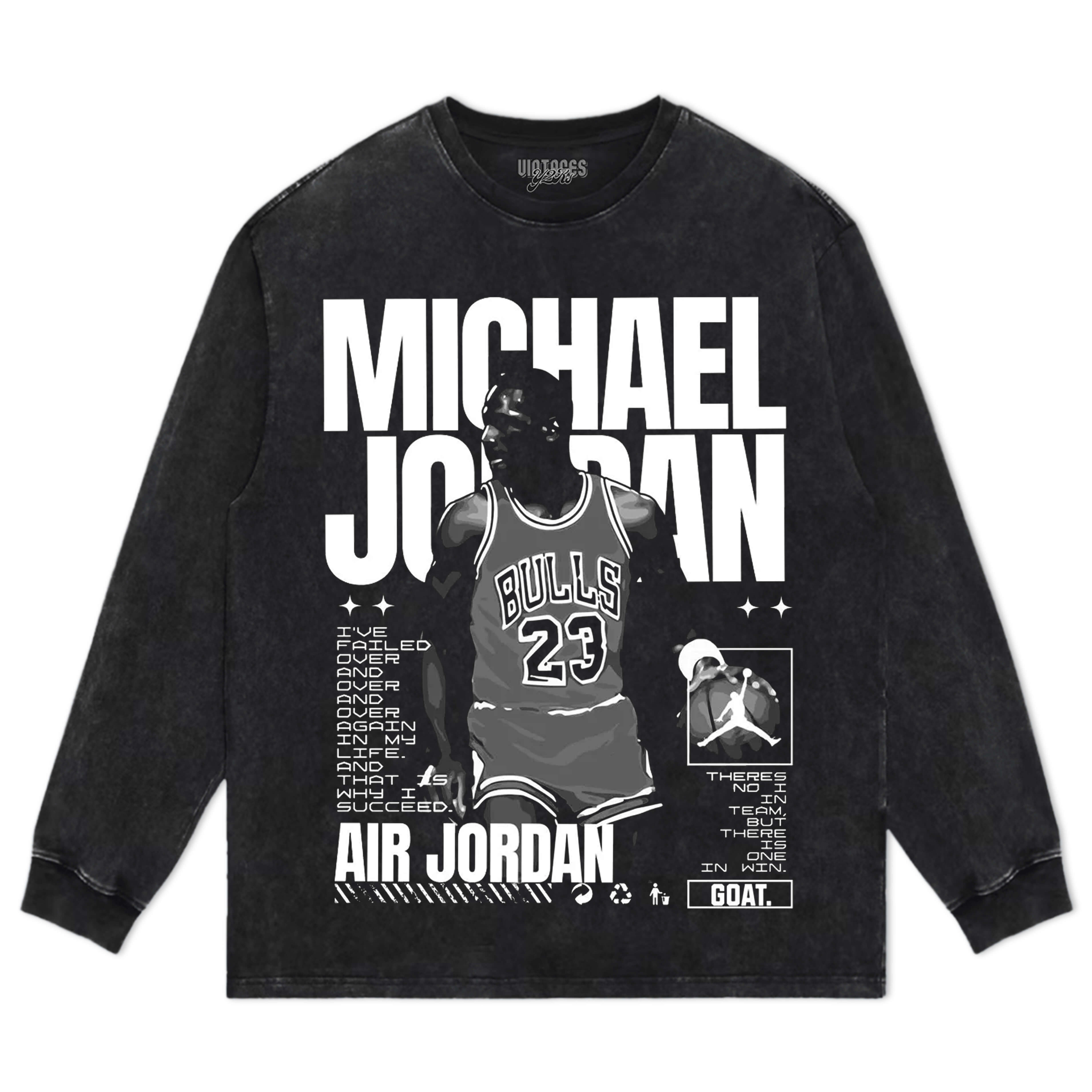 MICHAEL JORDAN VINTAGE TEE V4 & LS & HOODIE