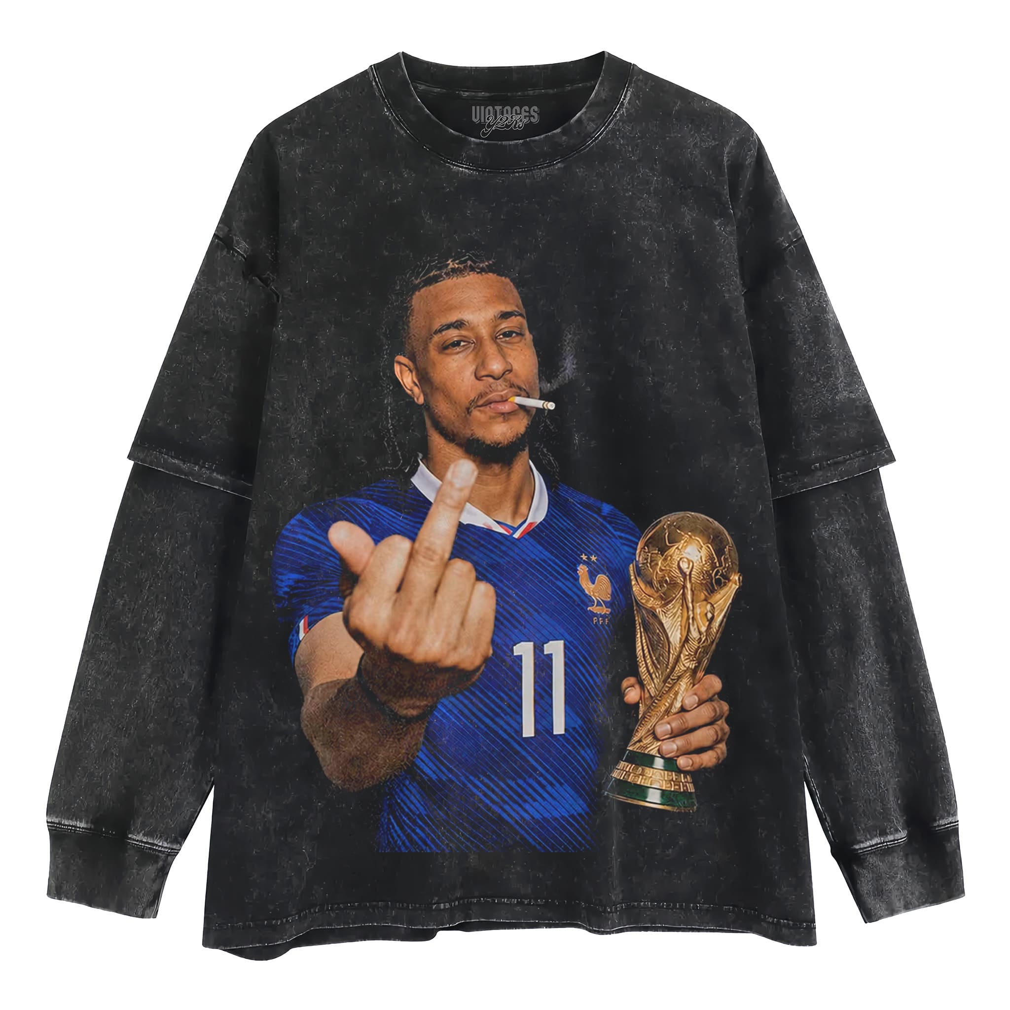 MICHAEL OLISE FRANCE VINTAGE TANK TOP & TEE & LONG SLEEVE & LAYERED LS & HOODIE