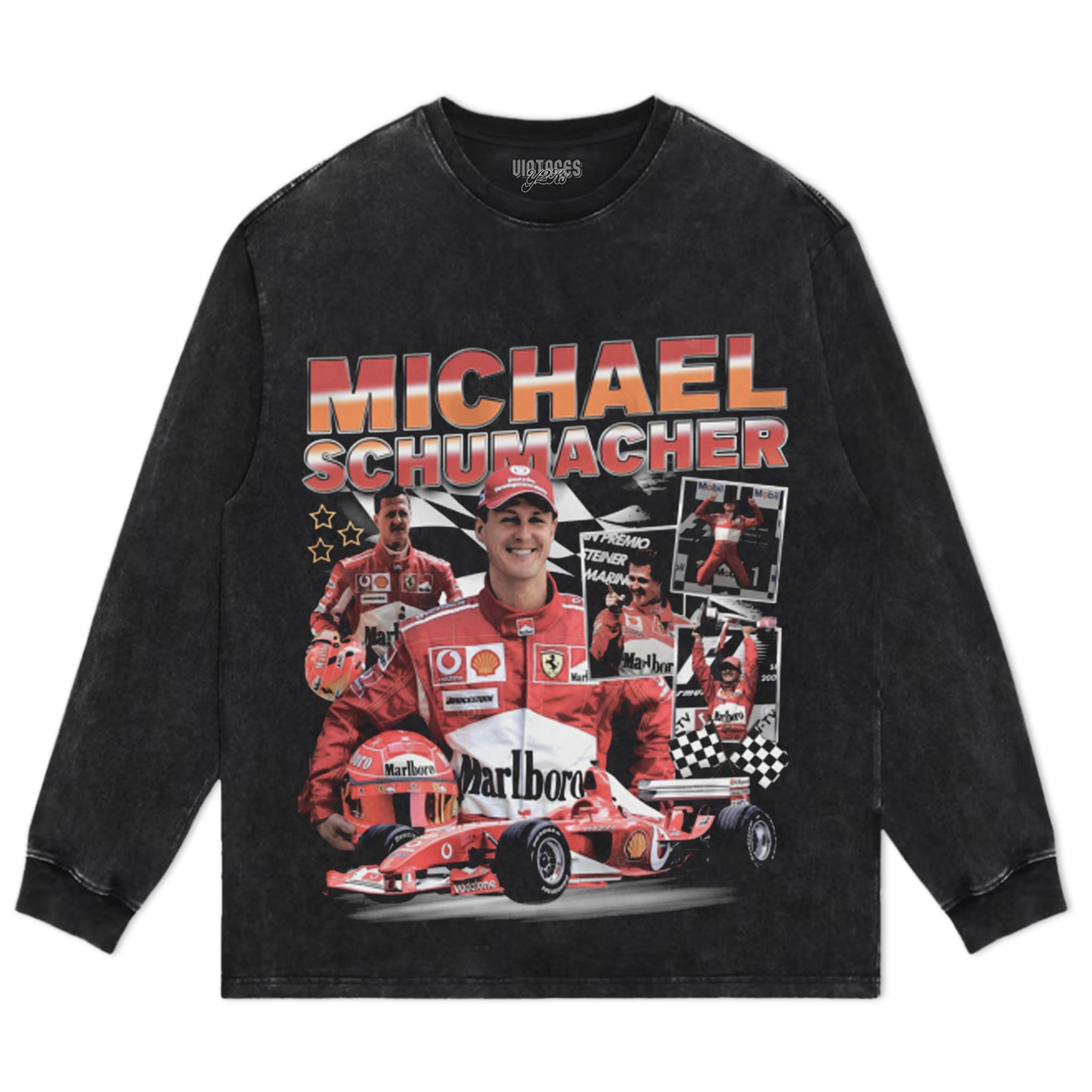 MICHAEL SCHUMACHER RETRO TANK TOP & TEE & LONG SLEEVE & LAYERED LS & HOODIE