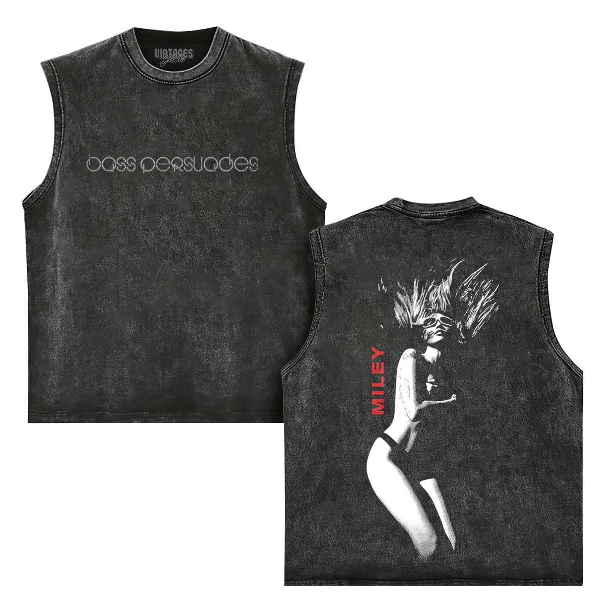 MILEY - 《BASS PERSUADES》V3 TANK TOP & TEE