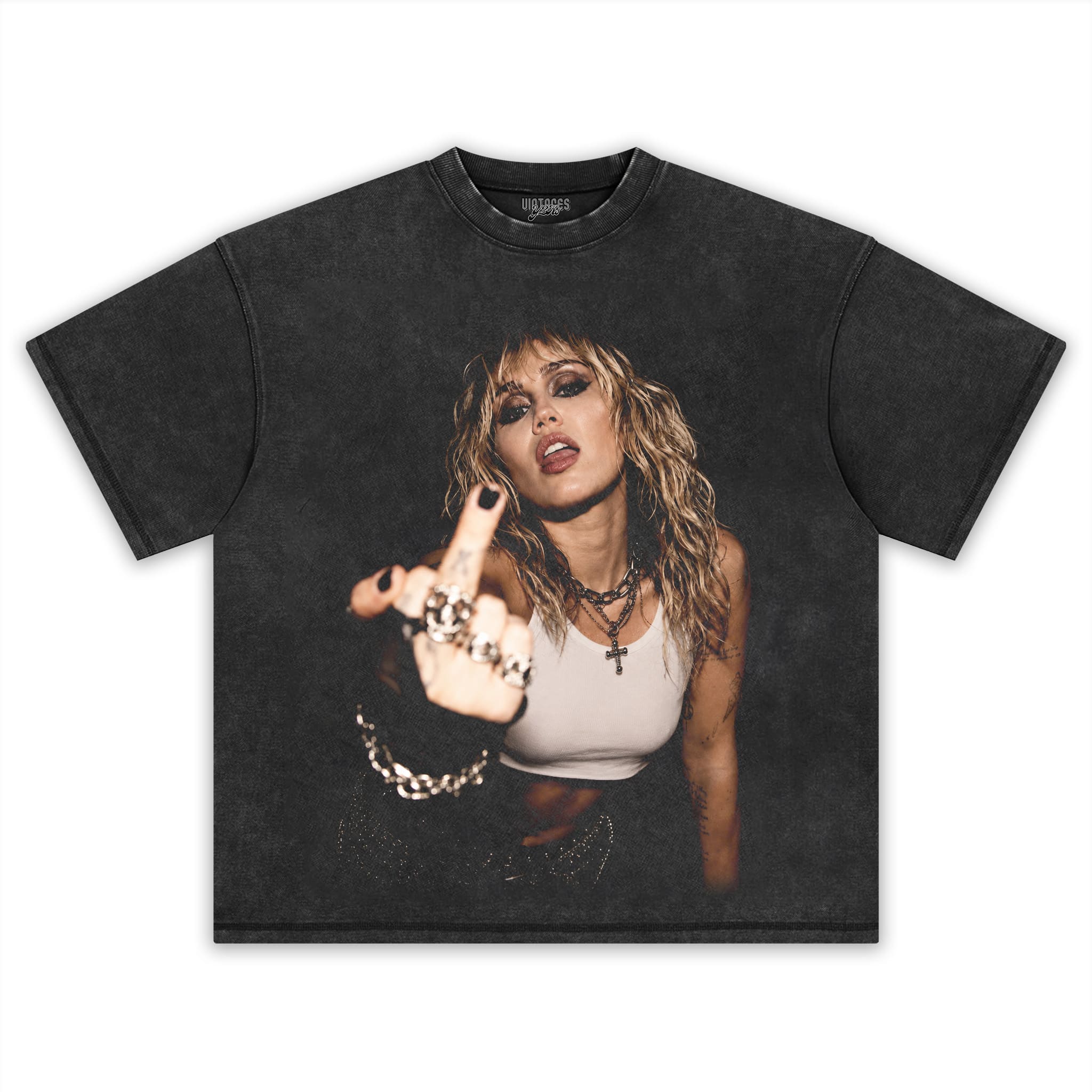 MILEY - MIDDLE FINGER TANK TOP & TEE & LONG SLEEVE & LAYERED LS & HOODIE