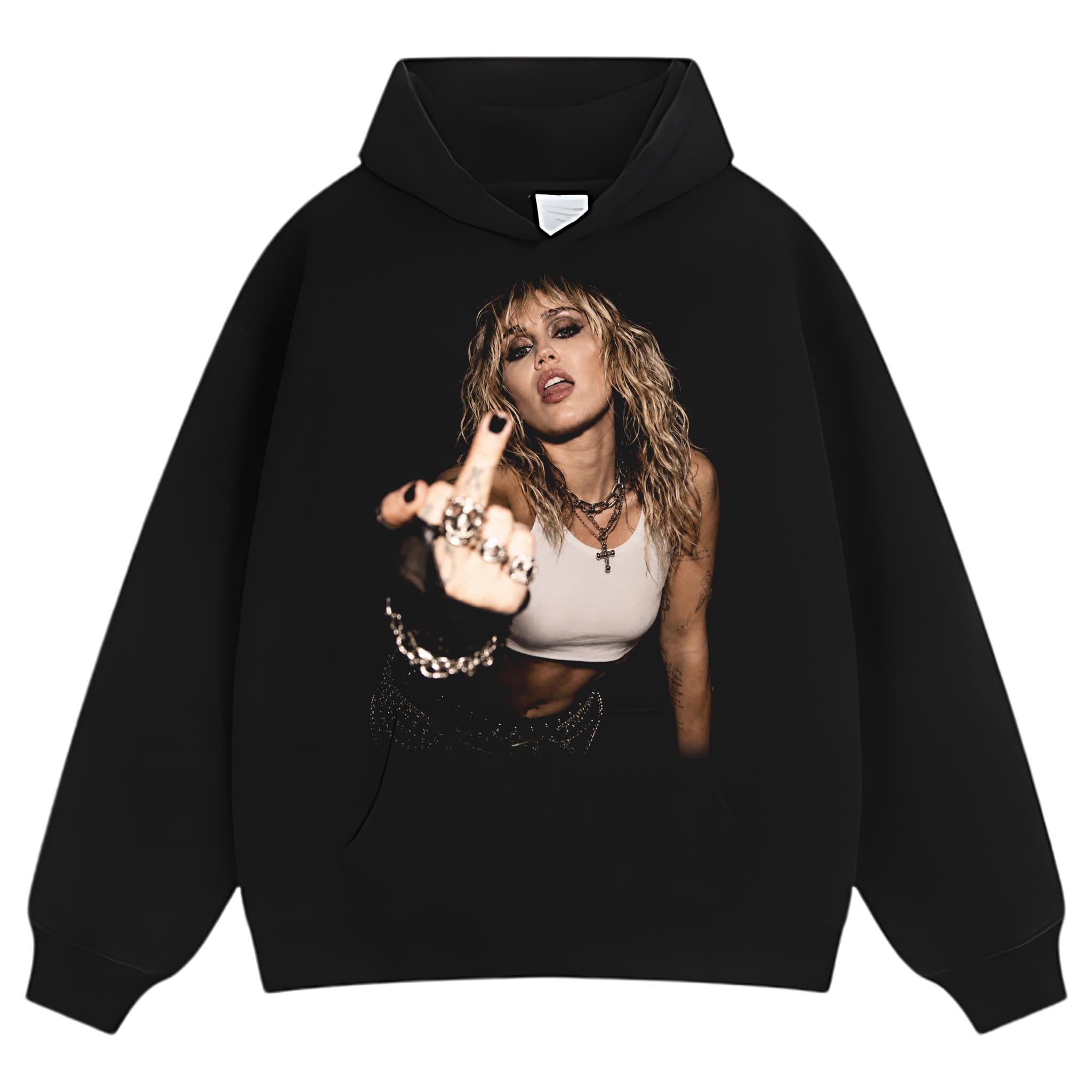 MILEY - MIDDLE FINGER TANK TOP & TEE & LONG SLEEVE & LAYERED LS & HOODIE
