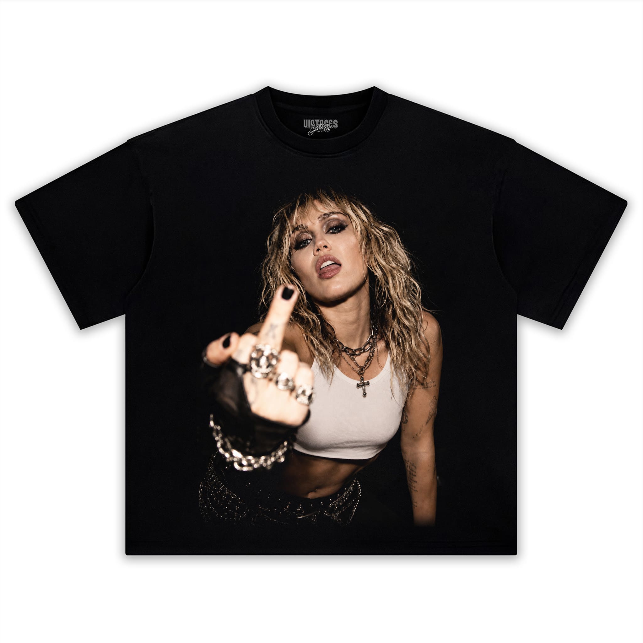 MILEY - MIDDLE FINGER TANK TOP & TEE & LONG SLEEVE & LAYERED LS & HOODIE