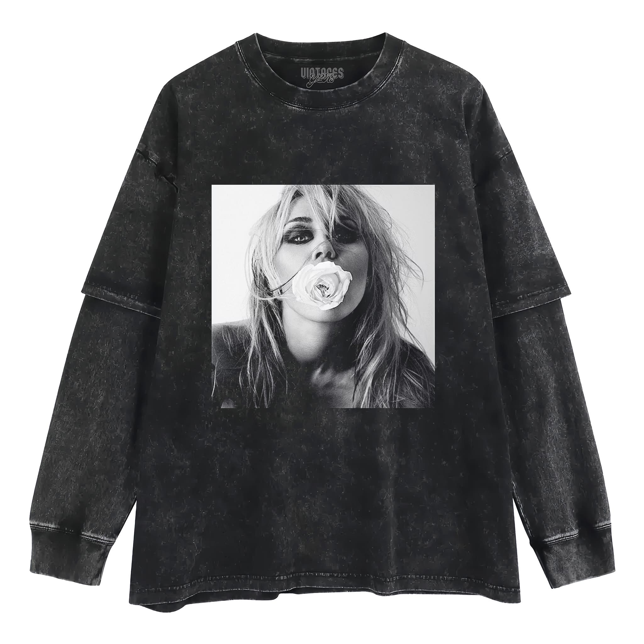 MILEY CYRUS & BASS PERSUADES V2 TANK TOP & TEE & LONG SLEEVE & LAYERED LS & HOODIE