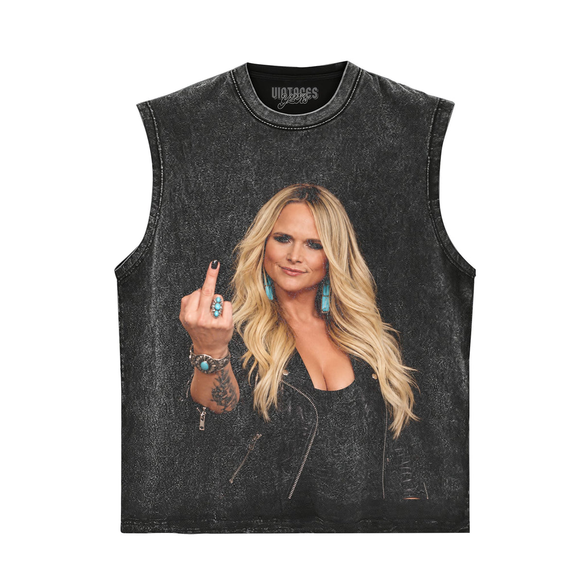 MIRANDA LAMBERT - MIDDLE FINGER TANK TOP & TEE & LONG SLEEVE & LAYERED LS & HOODIE