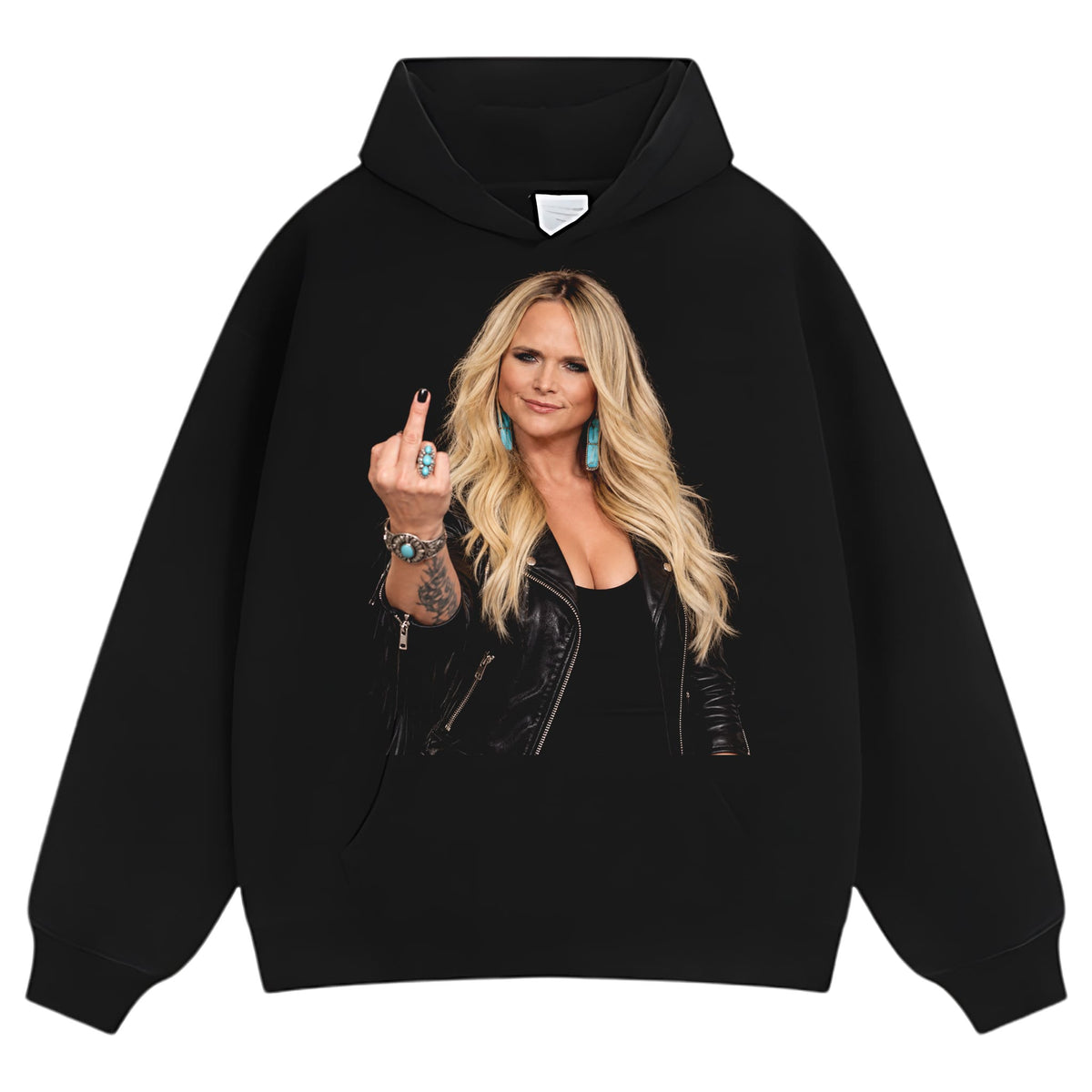 MIRANDA LAMBERT - MIDDLE FINGER TANK TOP & TEE & LONG SLEEVE & LAYERED LS & HOODIE