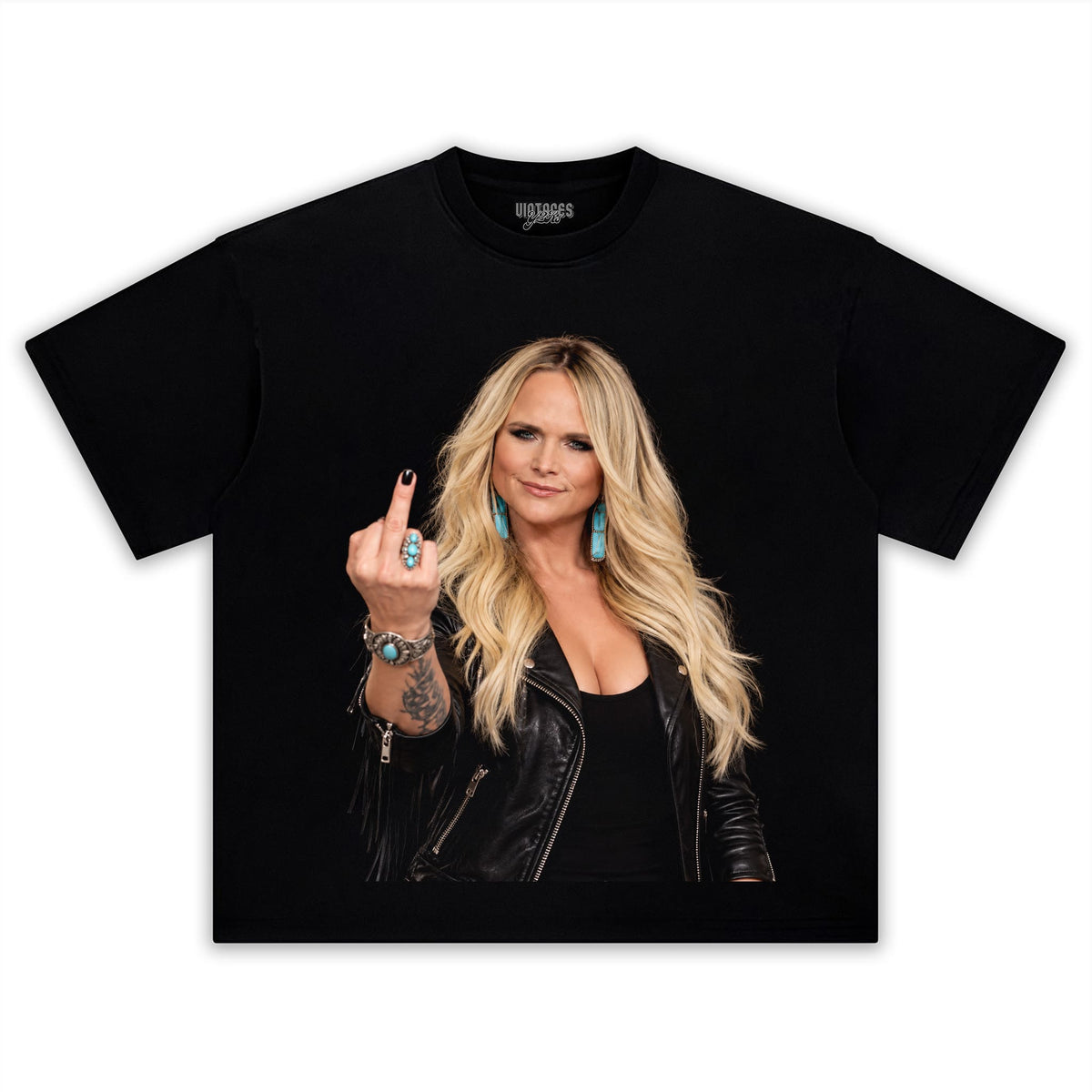 MIRANDA LAMBERT - MIDDLE FINGER TANK TOP & TEE & LONG SLEEVE & LAYERED LS & HOODIE