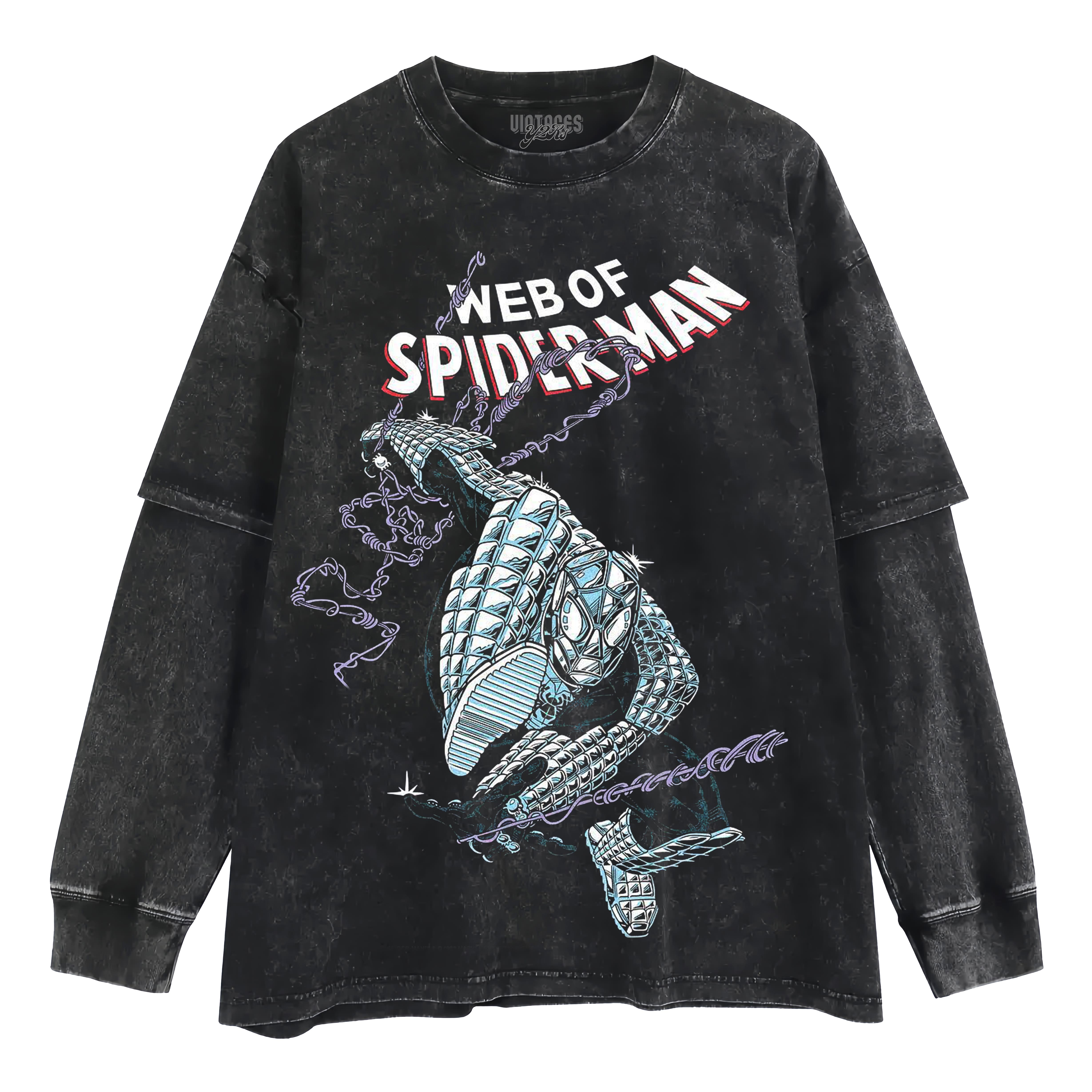 MK 1 - SPIDER MAN LAYERED LONG SLEEVE