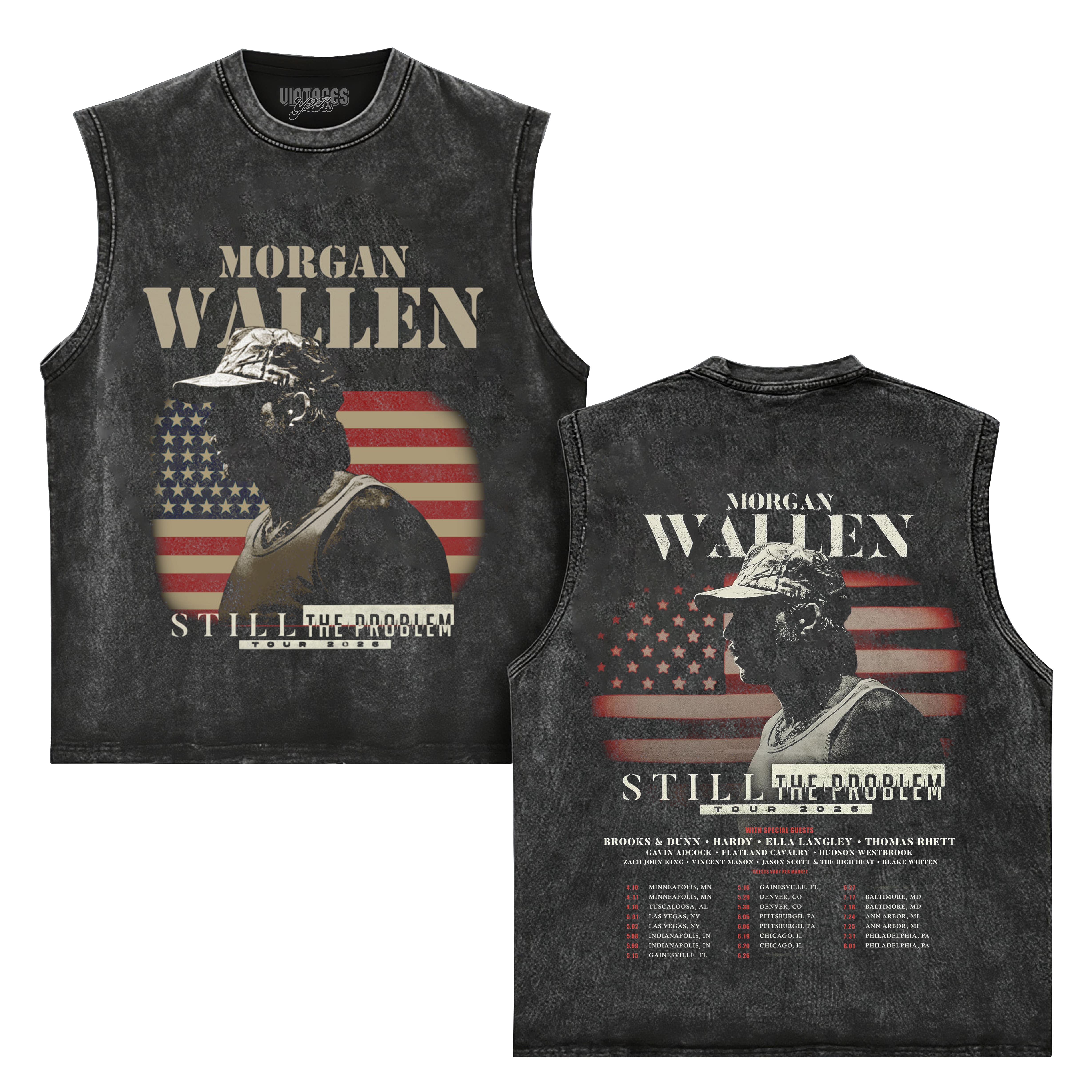 MORGAN WALLEN STILL THE PROBLEM TOUR 2026 TANK TOP & TEE