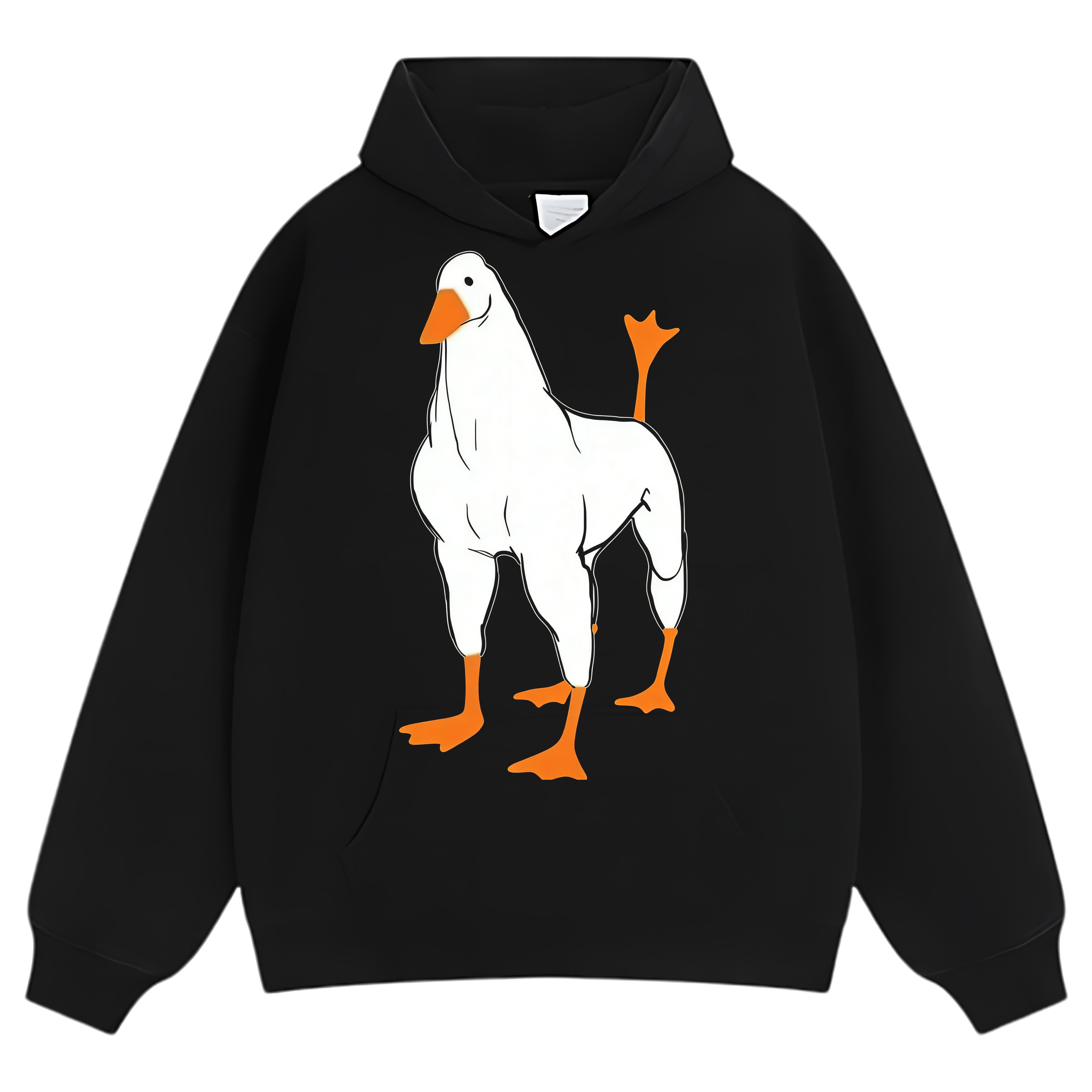 MUSCLE GOOSE TEE & LS & HOODIE
