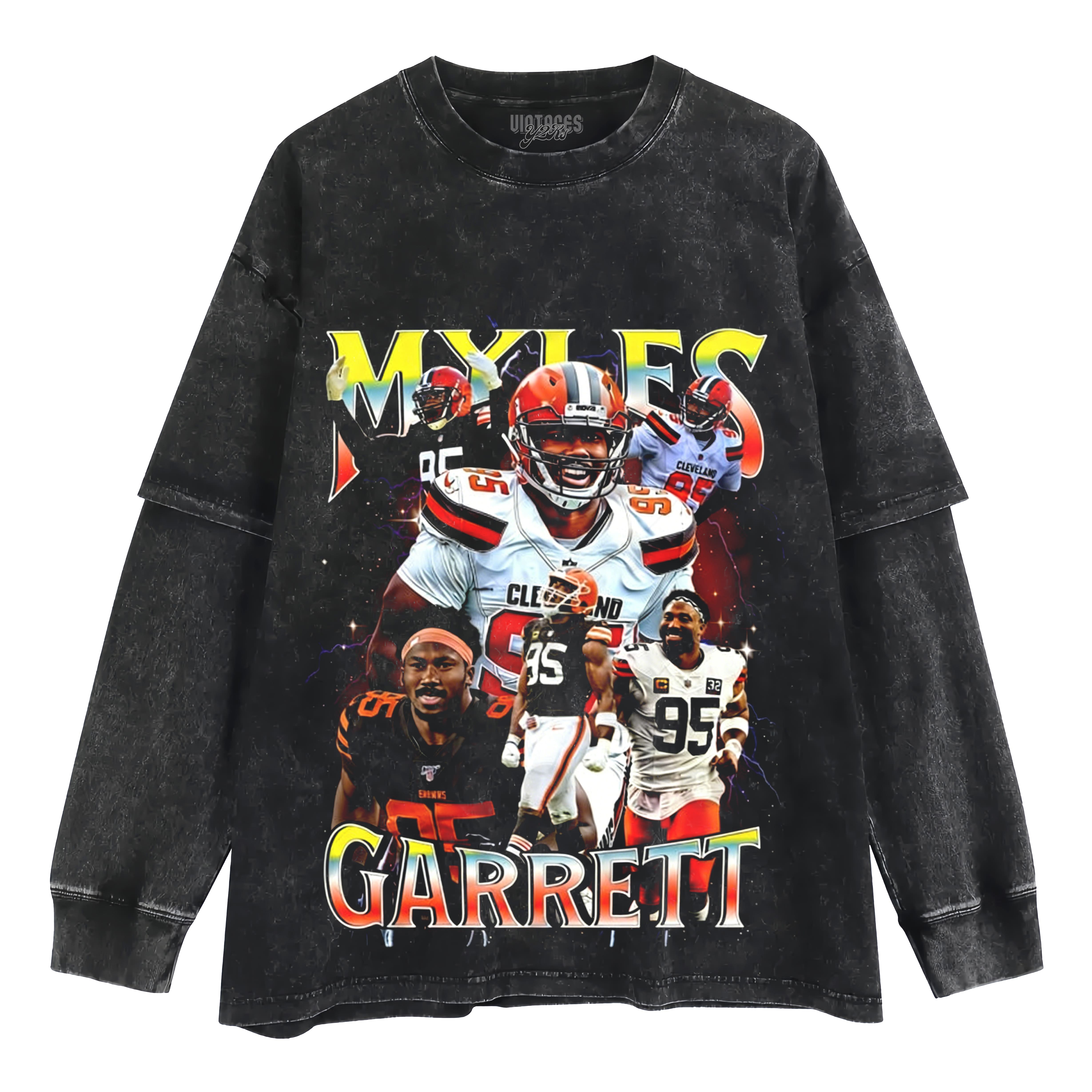 MYLES GARRETT BROWNS CLEVELAND LAYERED LONG SLEEVE