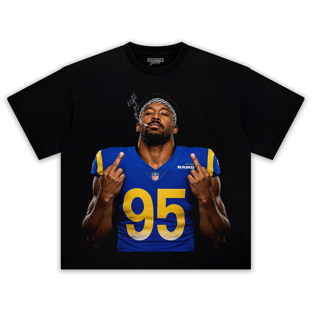 MYLES GARRETT - MIDDLE FINGER TANK TOP & TEE & LONG SLEEVE & LAYERED LS & HOODIE