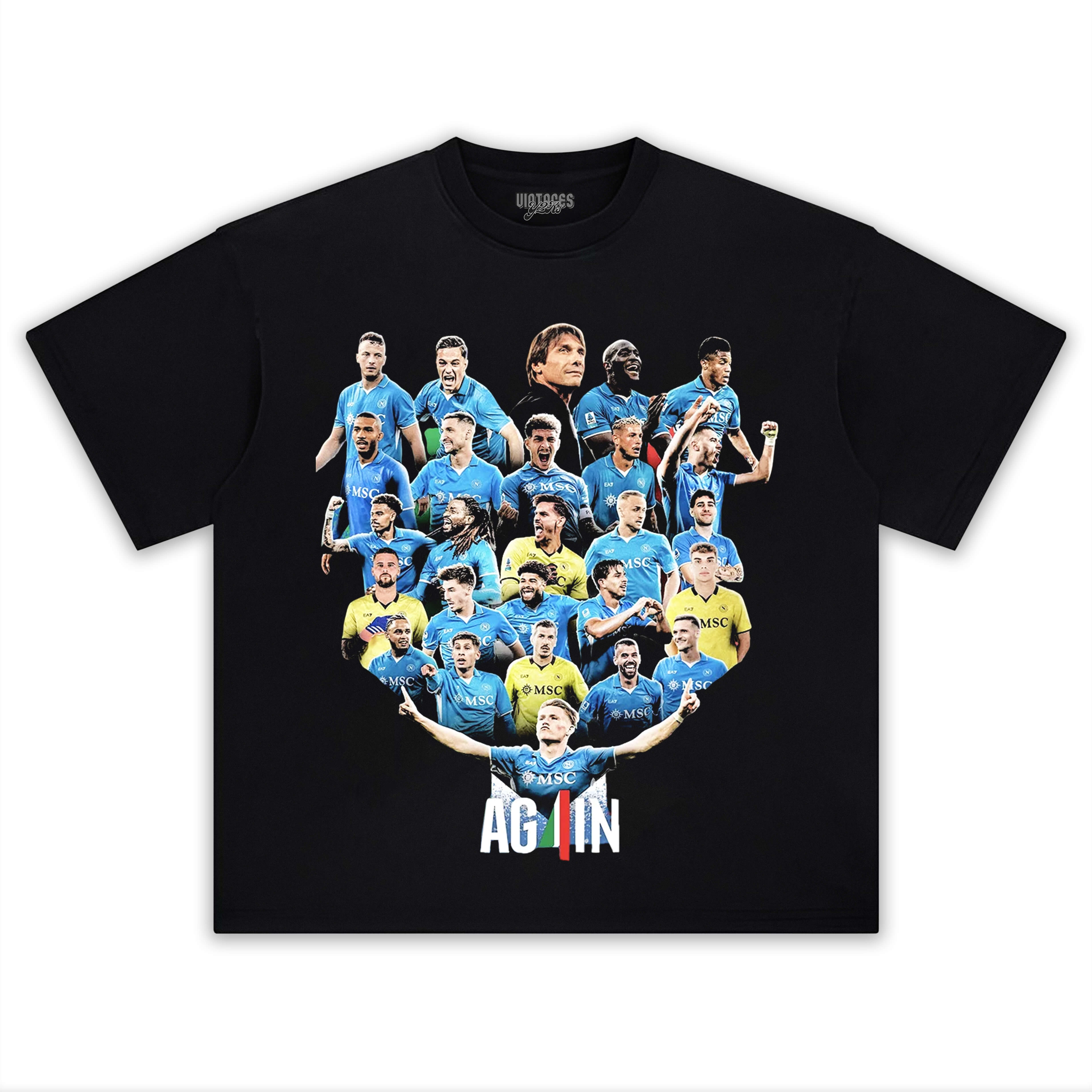 NAPOLI WIN 4TH SERIE A TITLE TEE V3