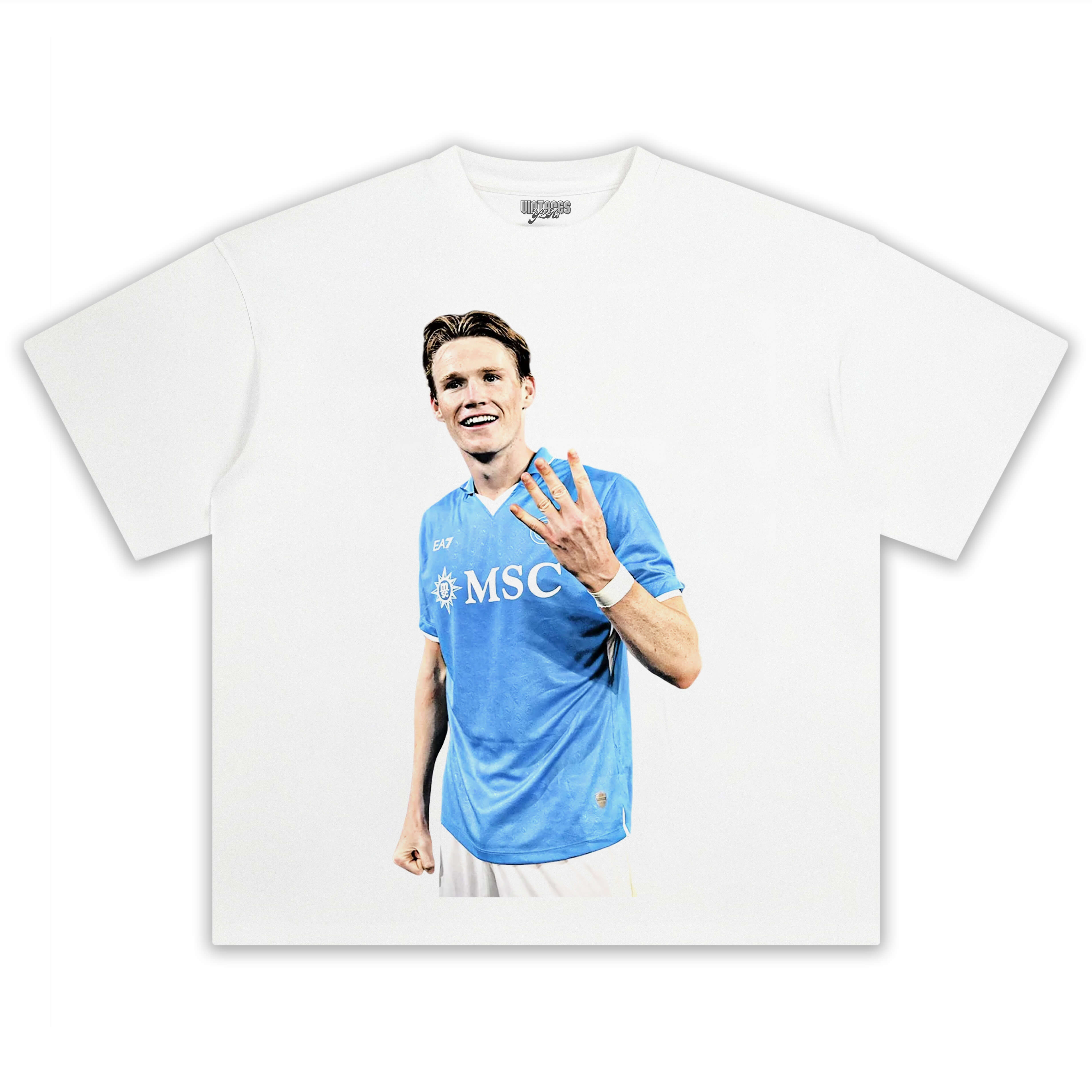 NAPOLI WIN 4TH SERIE A TITLE TEE V4