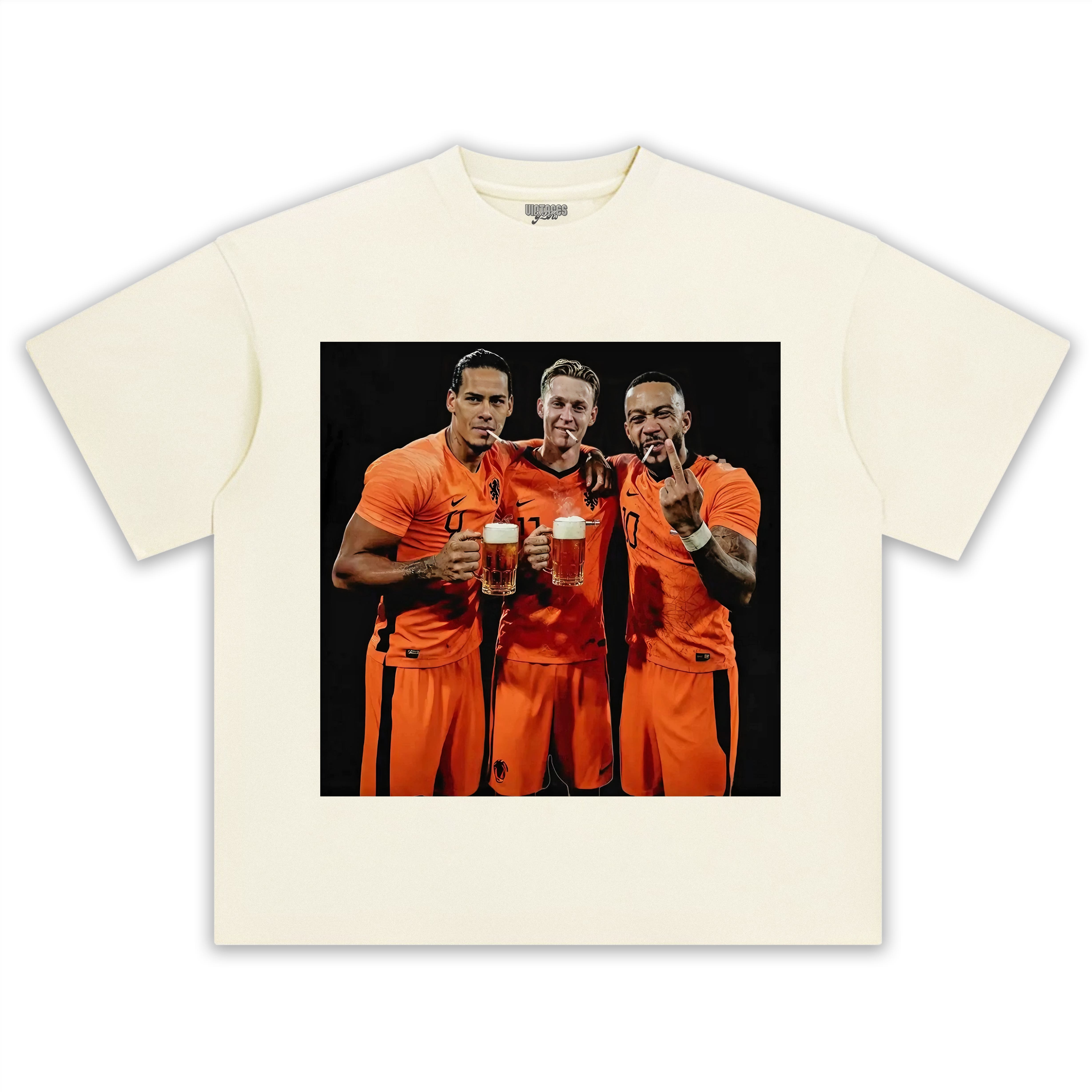 NETHERLANDS FOOTBALL STYLE V7 UNISEX TOP & TEE & LONG SLEEVE & LAYERED LS & HOODIE