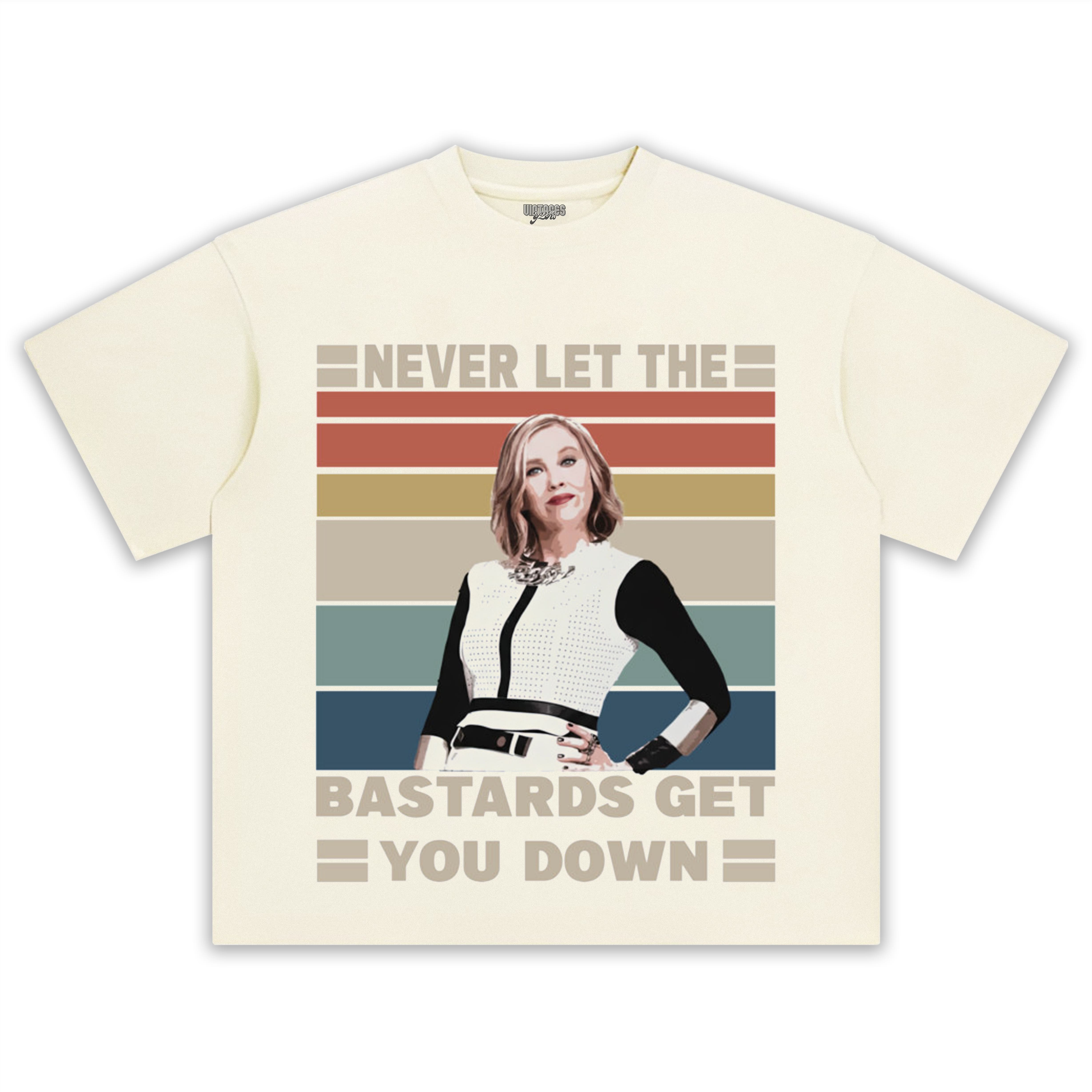 NET LET THE BASTARDS GET YOU DOWN - MOIRA-ROSE TEE & LS & HOODIE