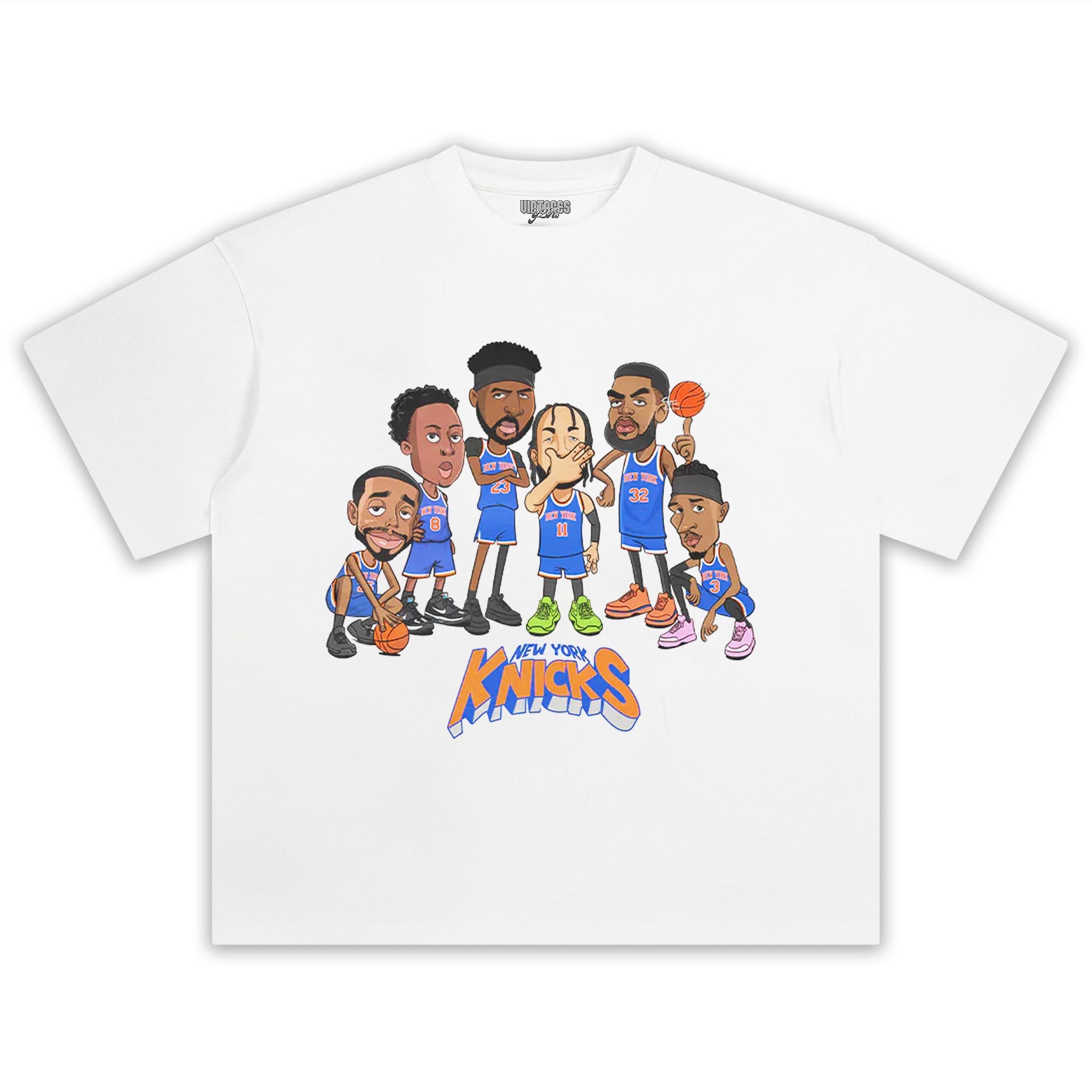 NEW YORK 2026 CHAMPION CARTOON TANK TOP & TEE & LONG SLEEVE & LAYERED LS & HOODIE