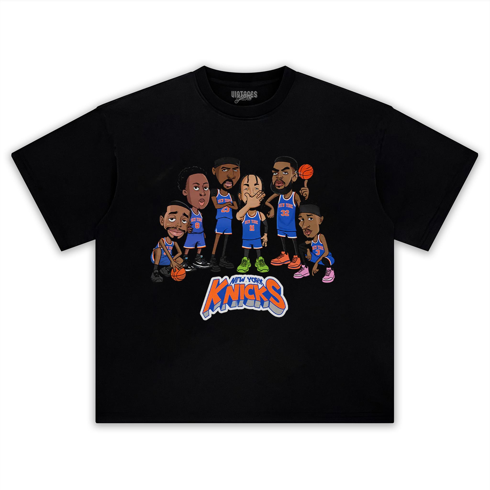 NEW YORK 2026 CHAMPION CARTOON TANK TOP & TEE & LONG SLEEVE & LAYERED LS & HOODIE