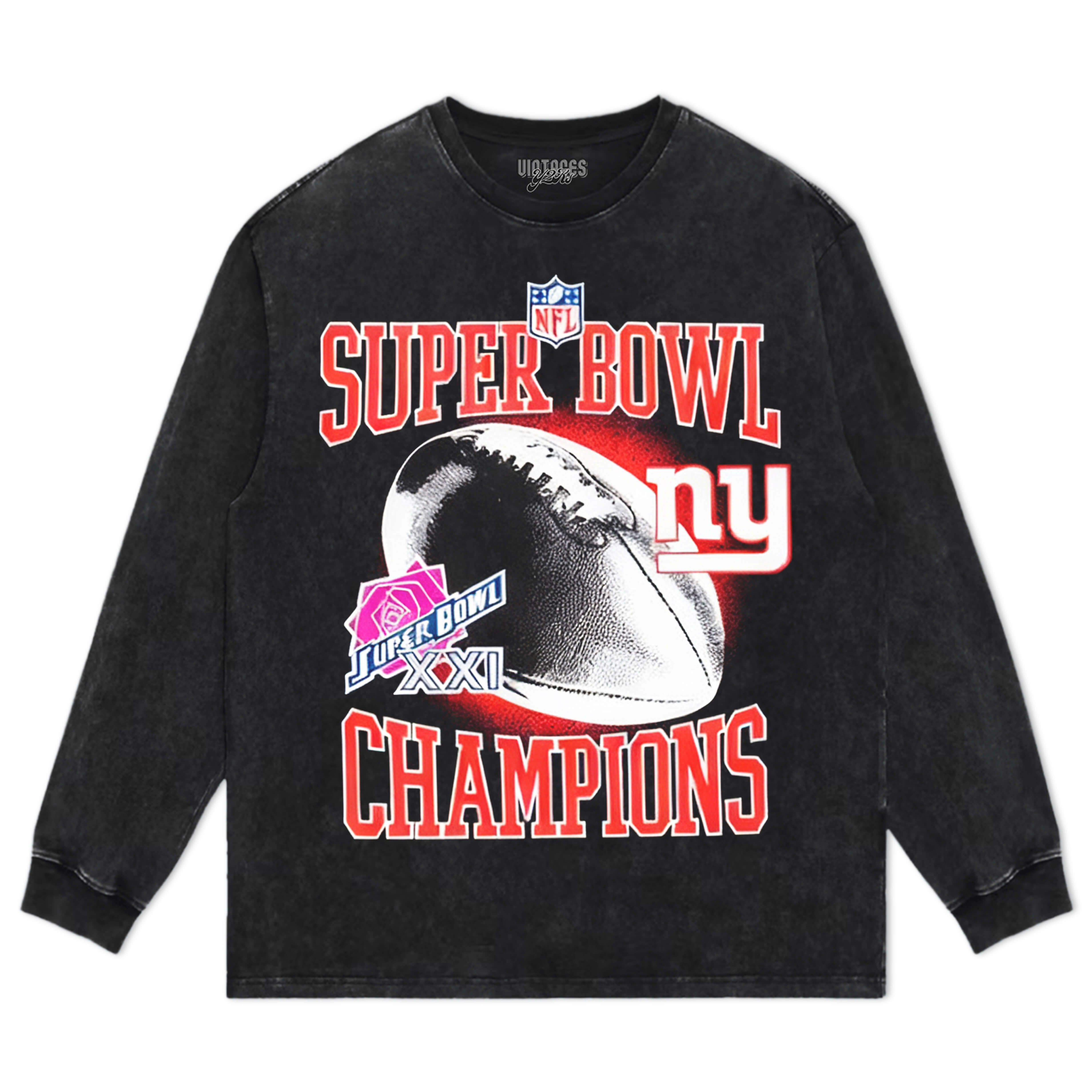 NEW YORK GIANTS HALL OF NFL CHAMPIONS TEE & LS & HOODIE