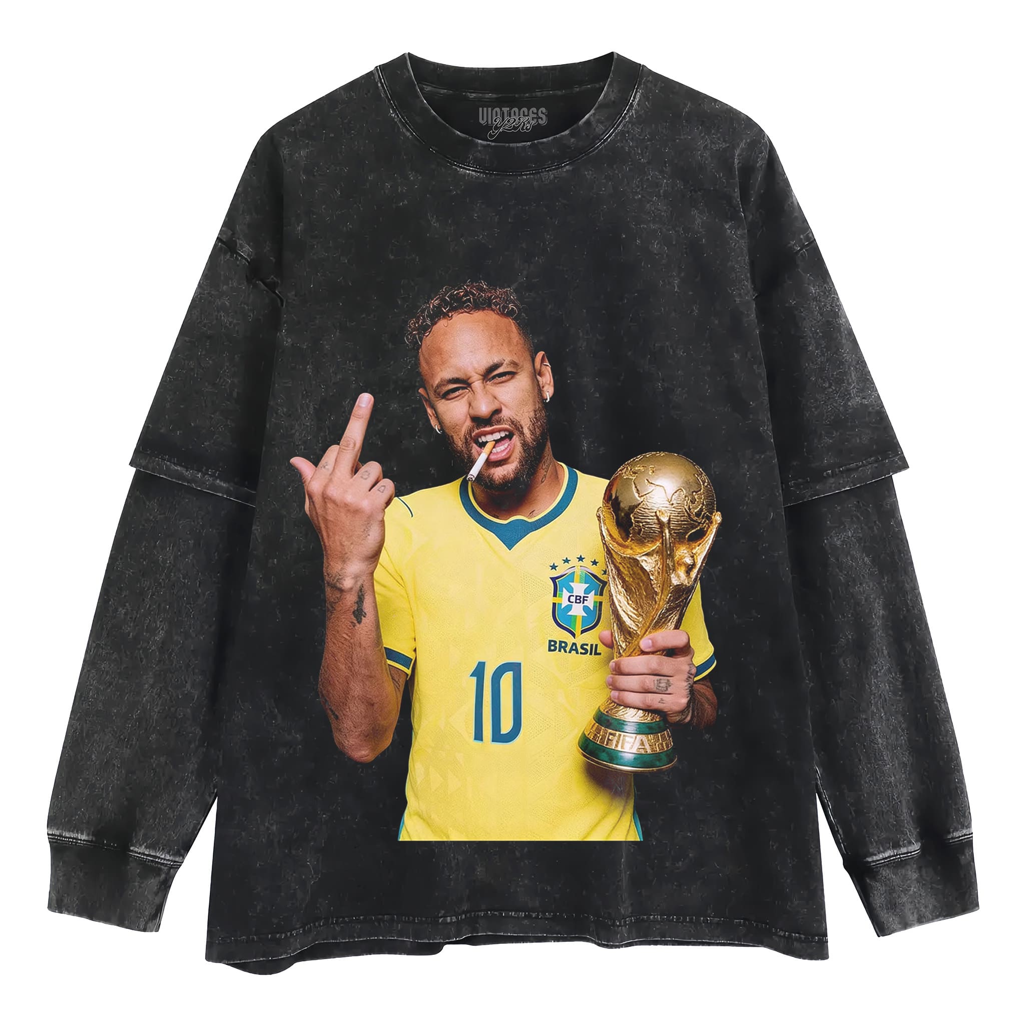 NEYMAR BRAZIL GOAT TANK TOP & TEE & LONG SLEEVE & LAYERED LS & HOODIE
