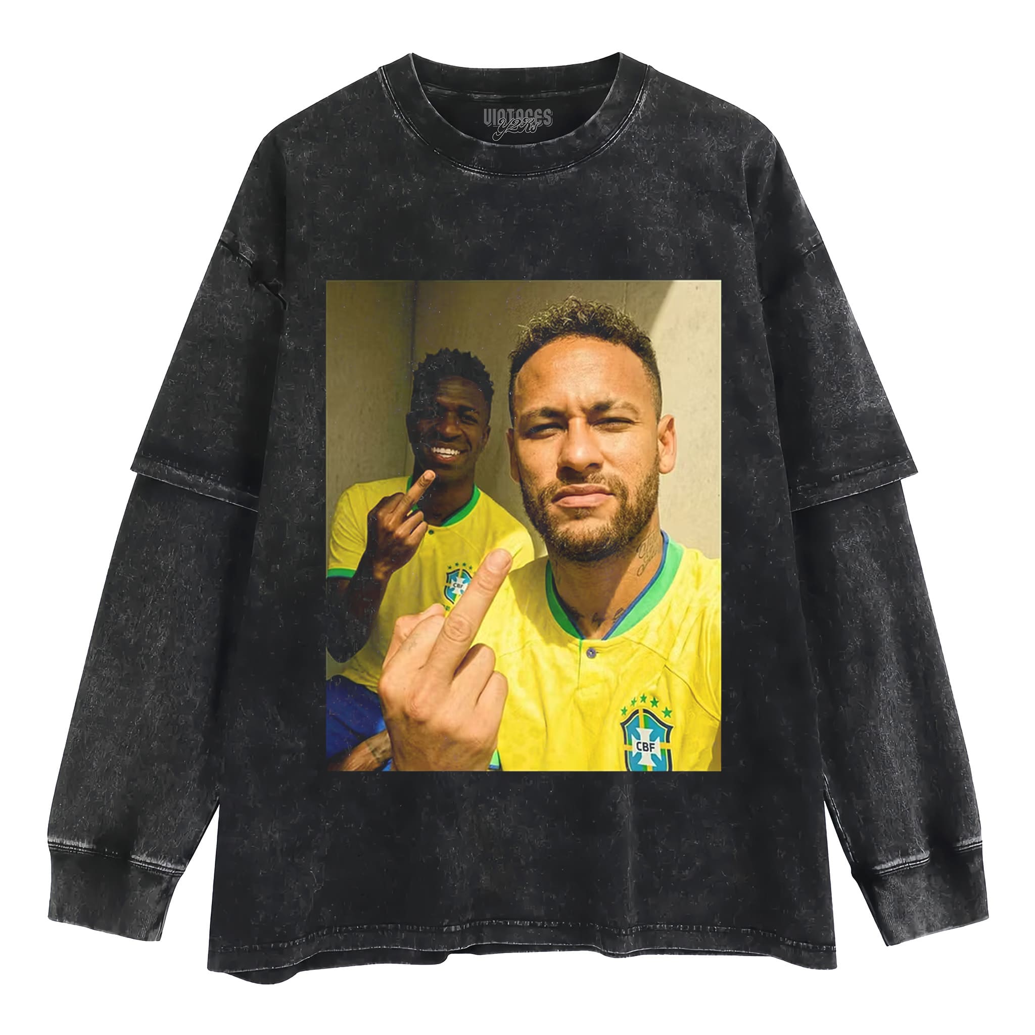 NEYMAR & VINÍCIUS JÚNIOR V2 TANK TOP & TEE & LONG SLEEVE & LAYERED LS & HOODIE