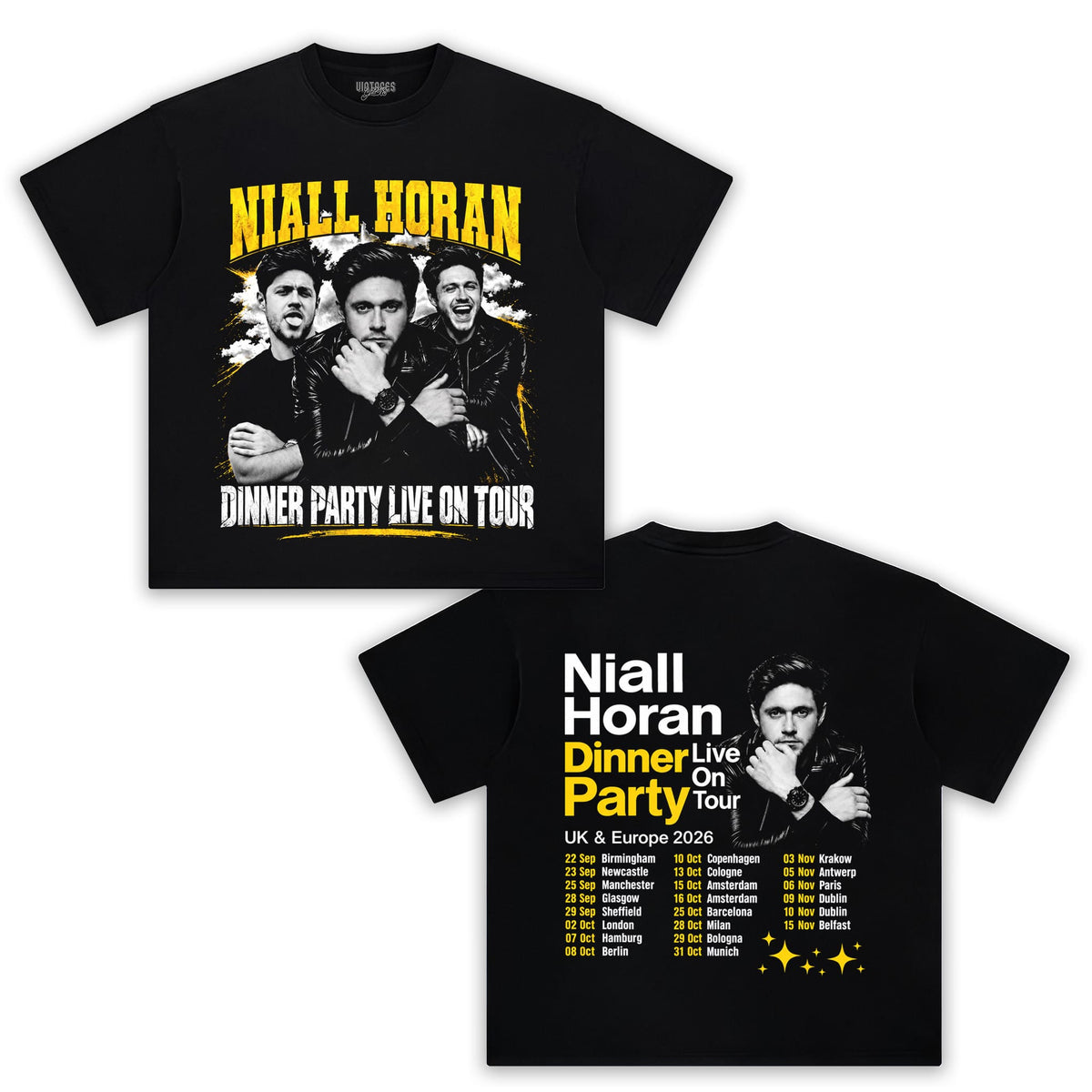 NIALL HORAN DINNER PARTY LIVE ON TOUR 2026 TANK TOP & TEE