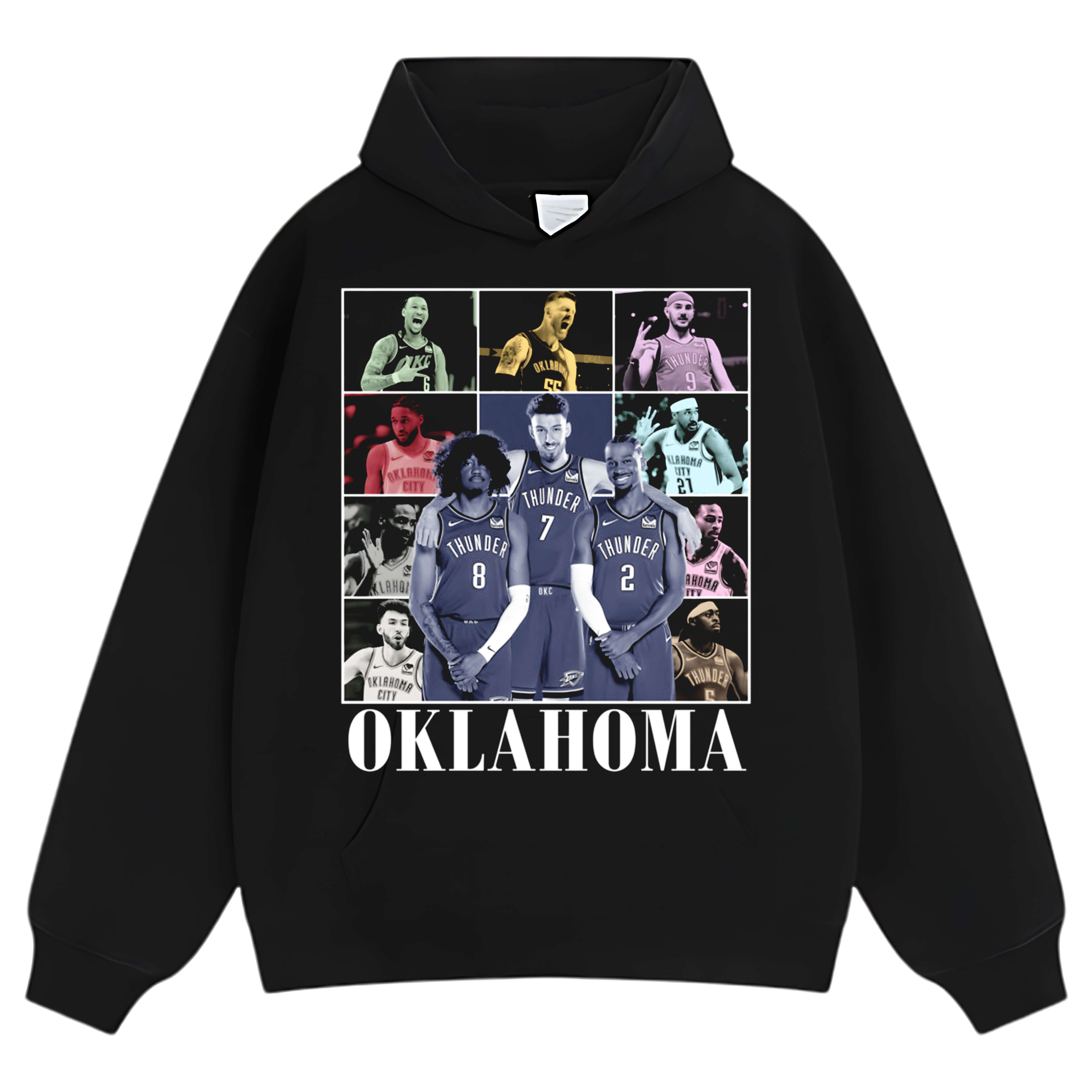 OKLAHOMA CITY BASKETBALL TEE & LS & HOODIE