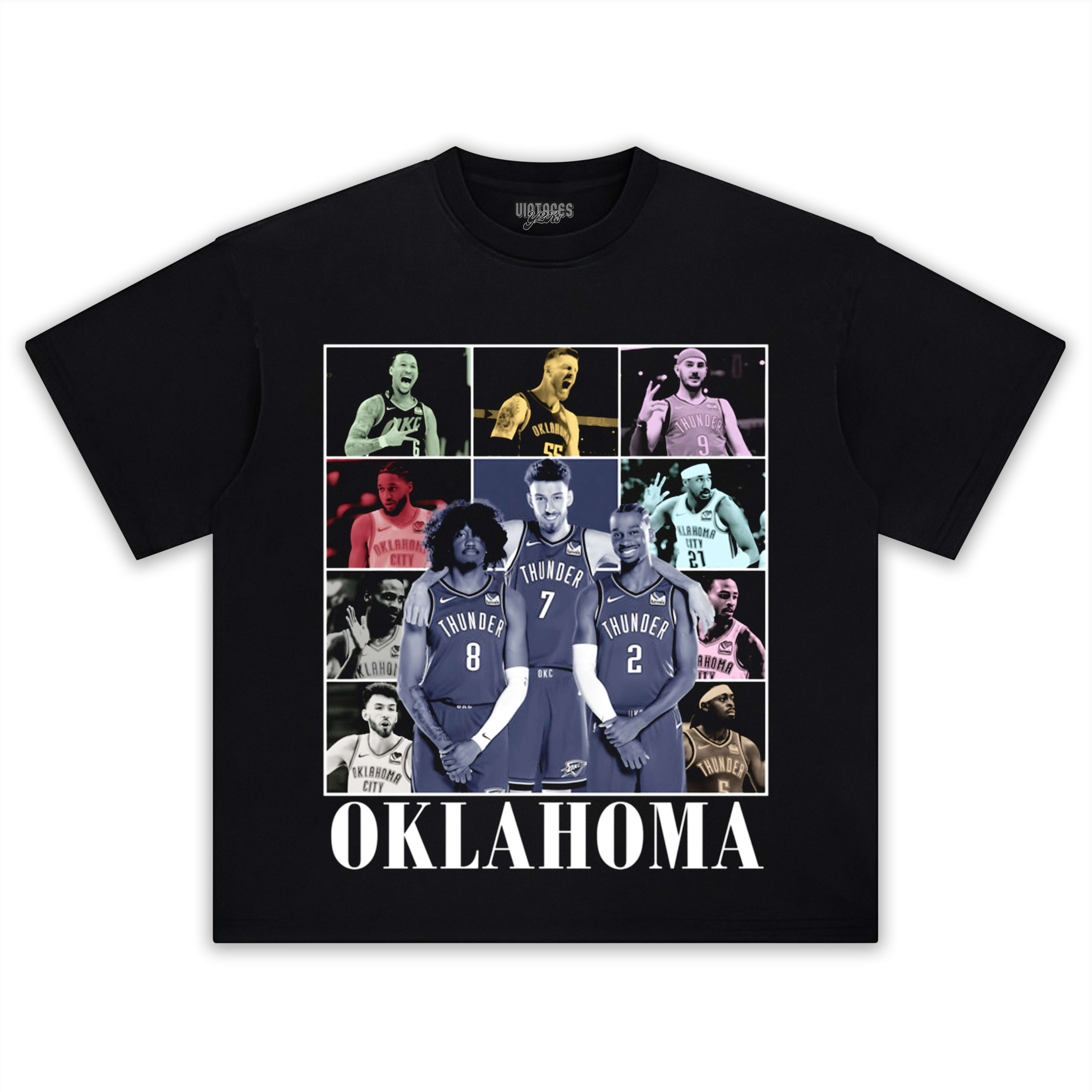 OKLAHOMA CITY BASKETBALL TEE & LS & HOODIE