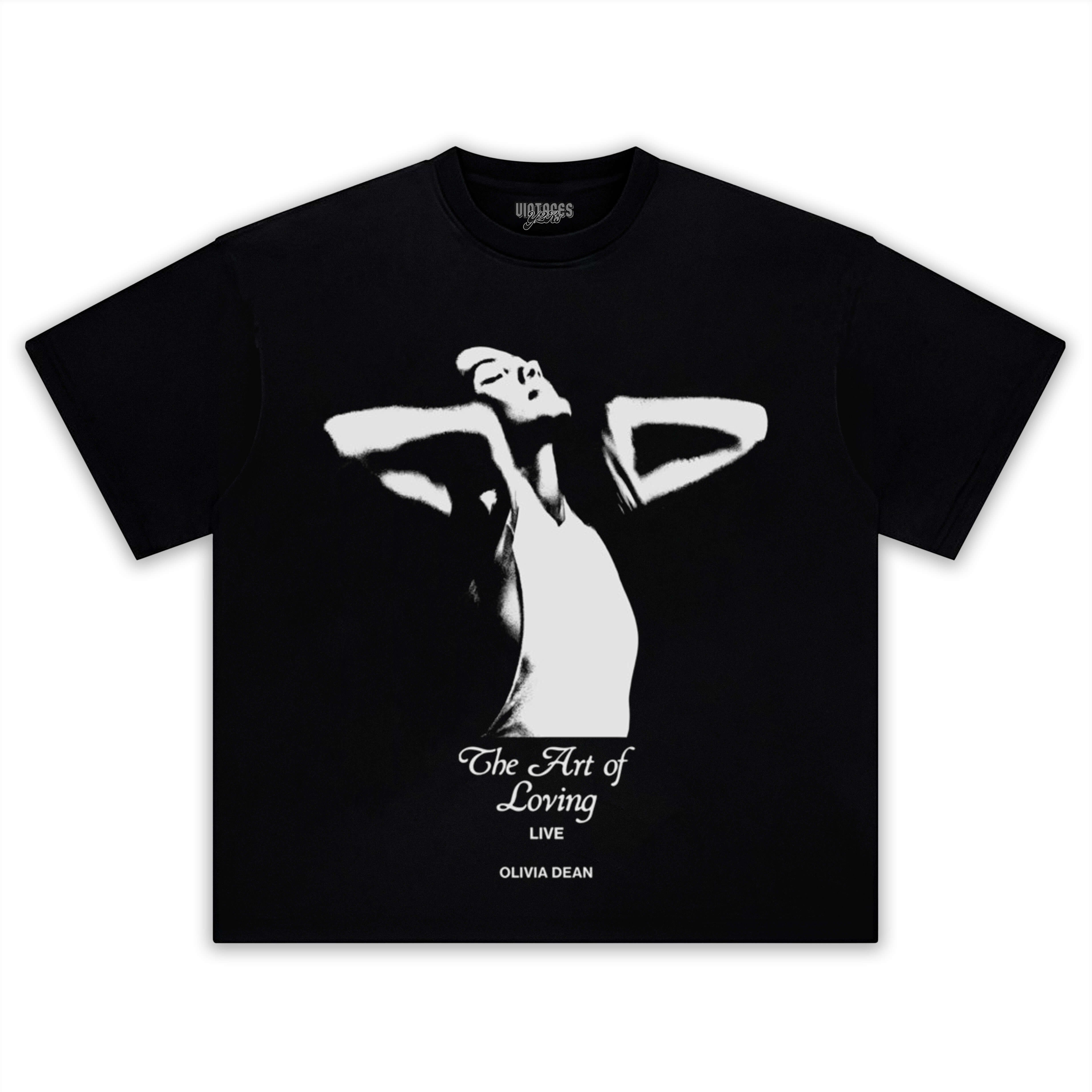 OLIVIA DEAN MERCH THE ART OF LOVING LIVE TOUR 2026 V2 TANK TOP & TEE & LONG SLEEVE & LAYERED LS & HOODIE