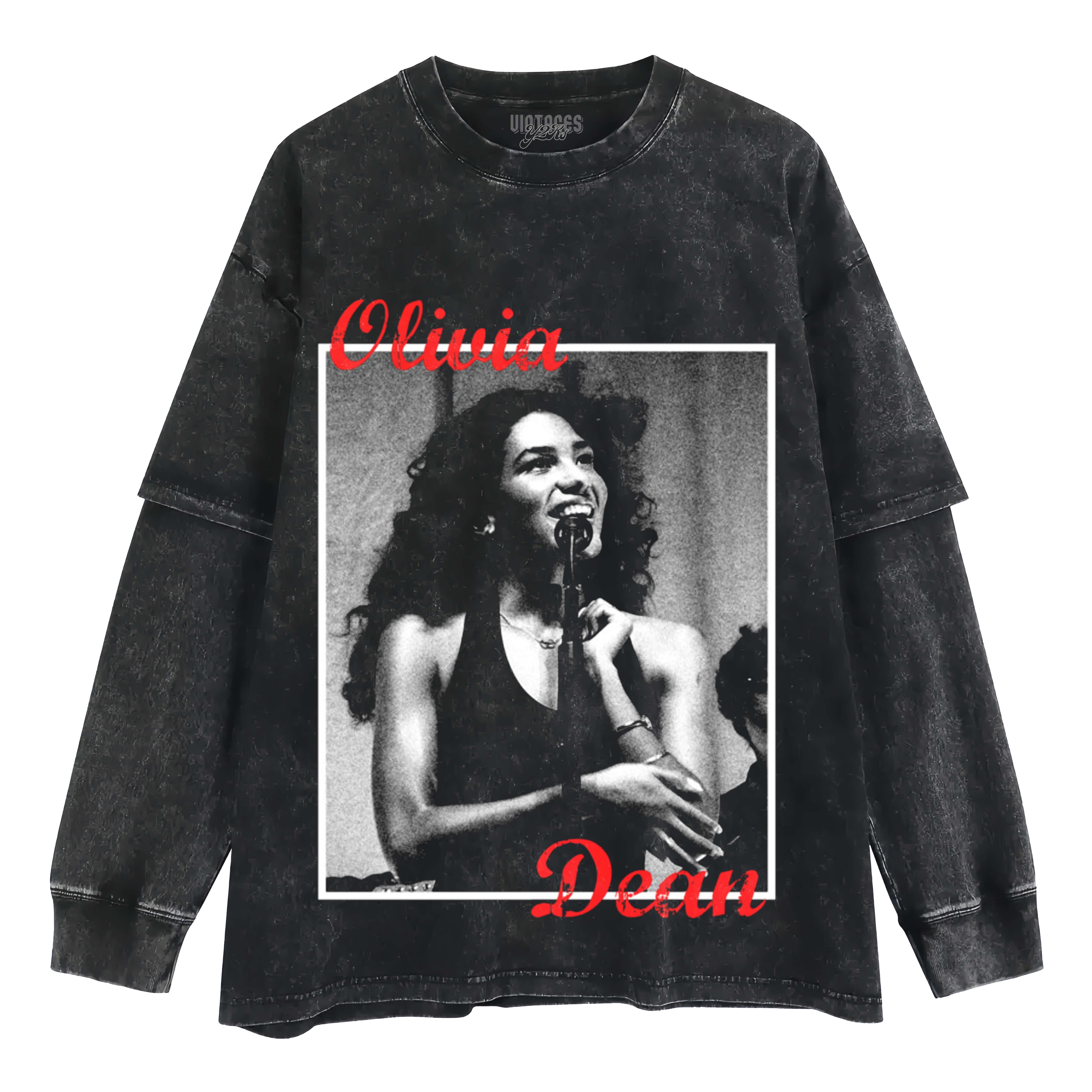 OLIVIA DEAN VINTAGE V2 TANK TOP & TEE & LONG SLEEVE & LAYERED LS & HOODIE