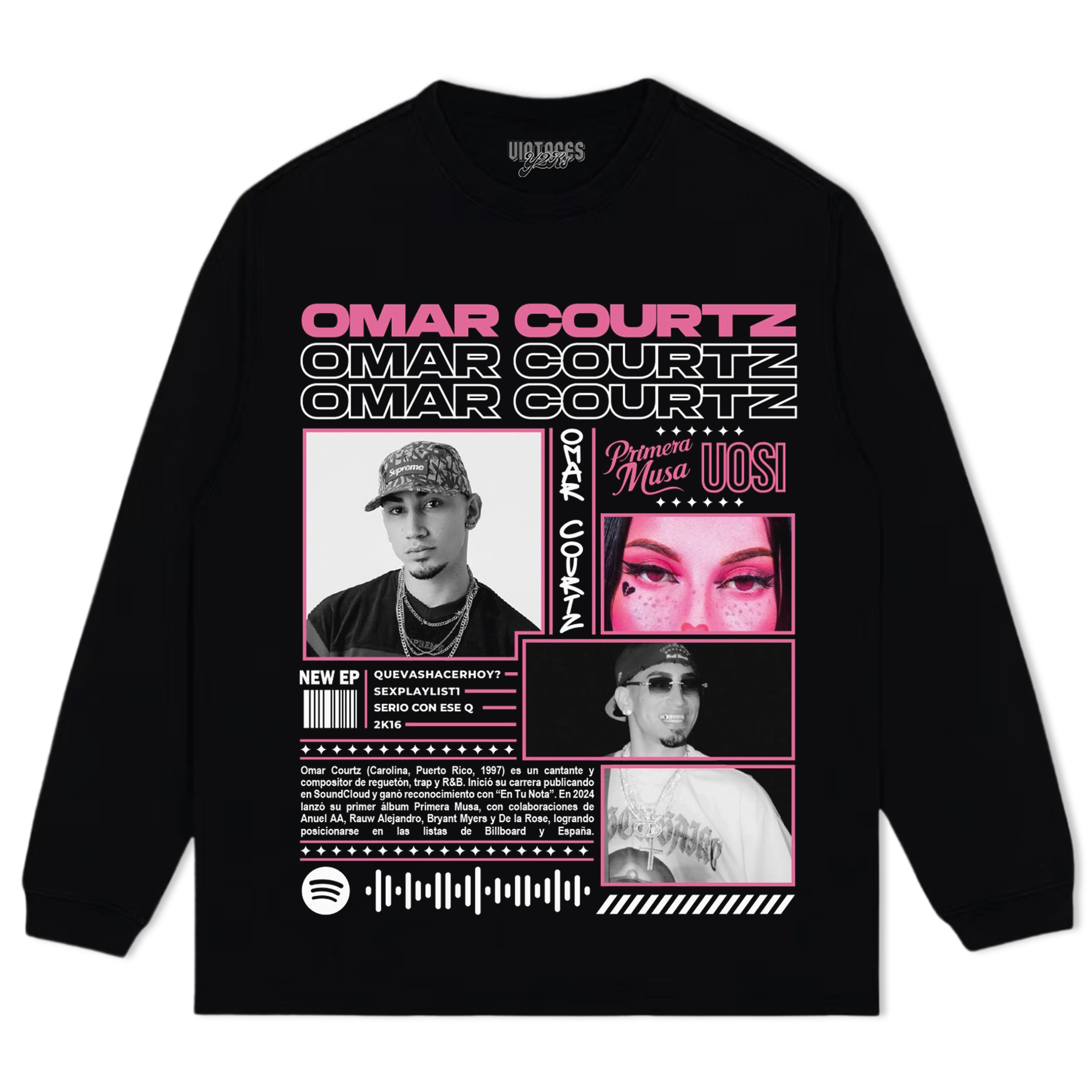 OMAR COURTZ TEE & LS & HOODIE