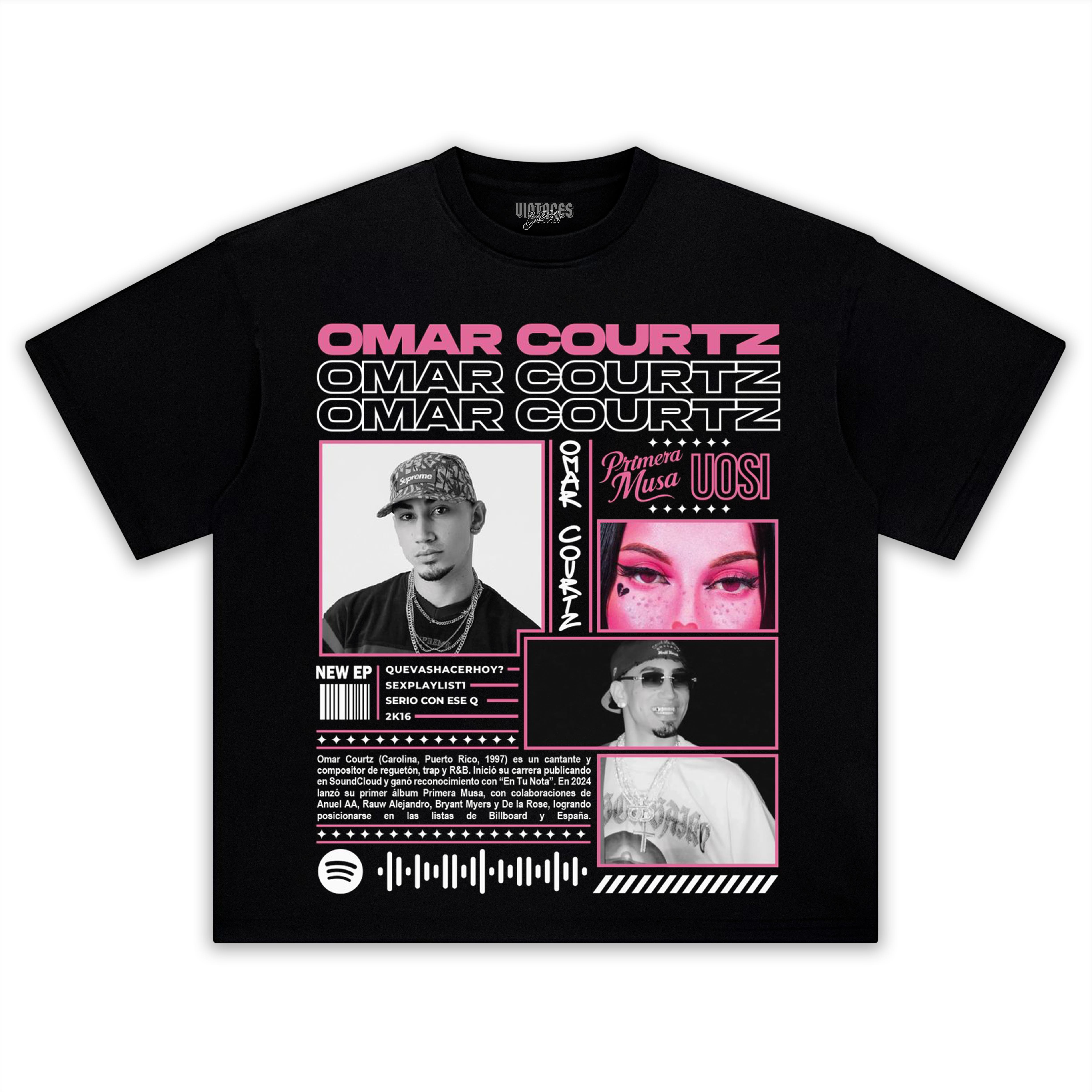 OMAR COURTZ TEE & LS & HOODIE