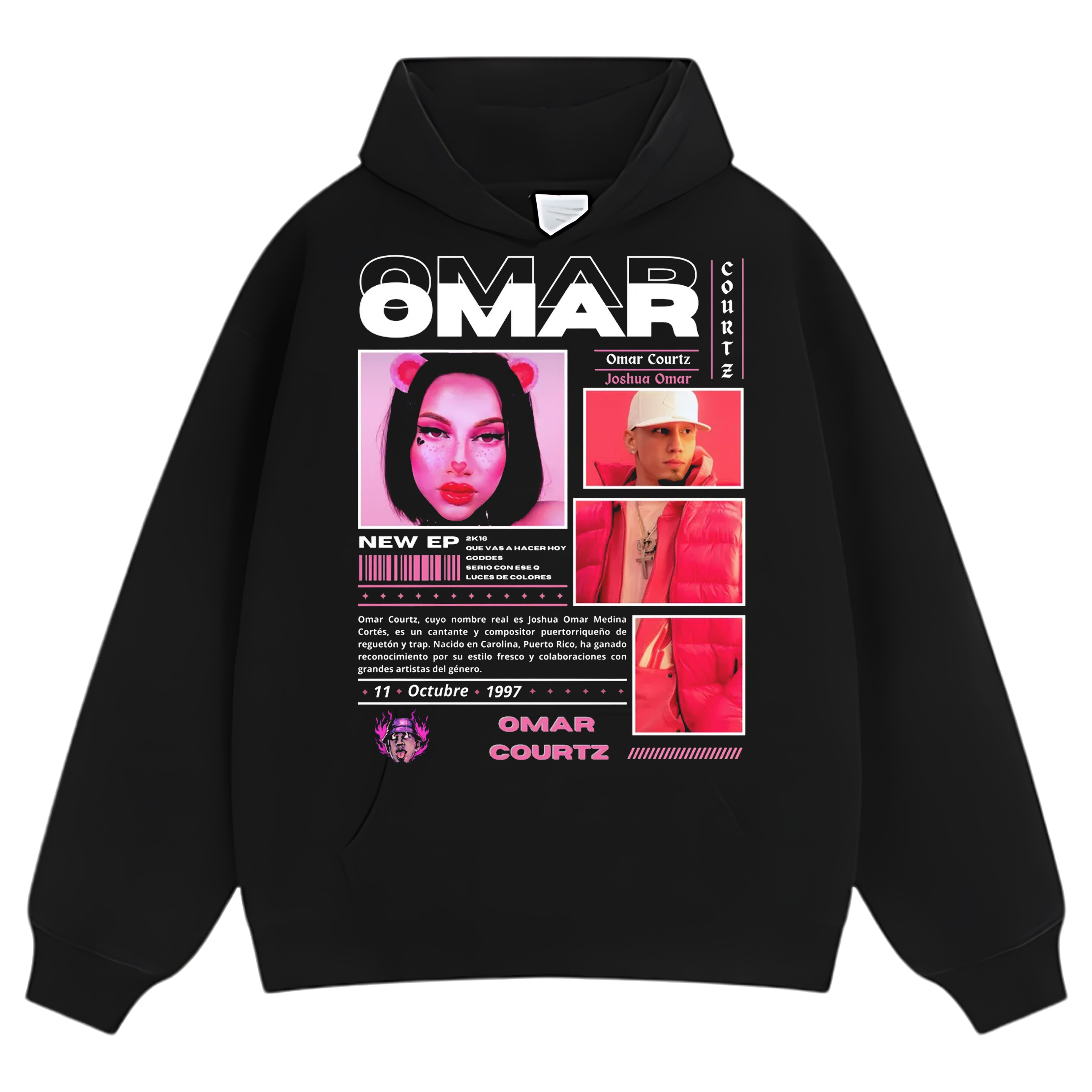 OMAR COURTZ V5 TEE & LS & HOODIE