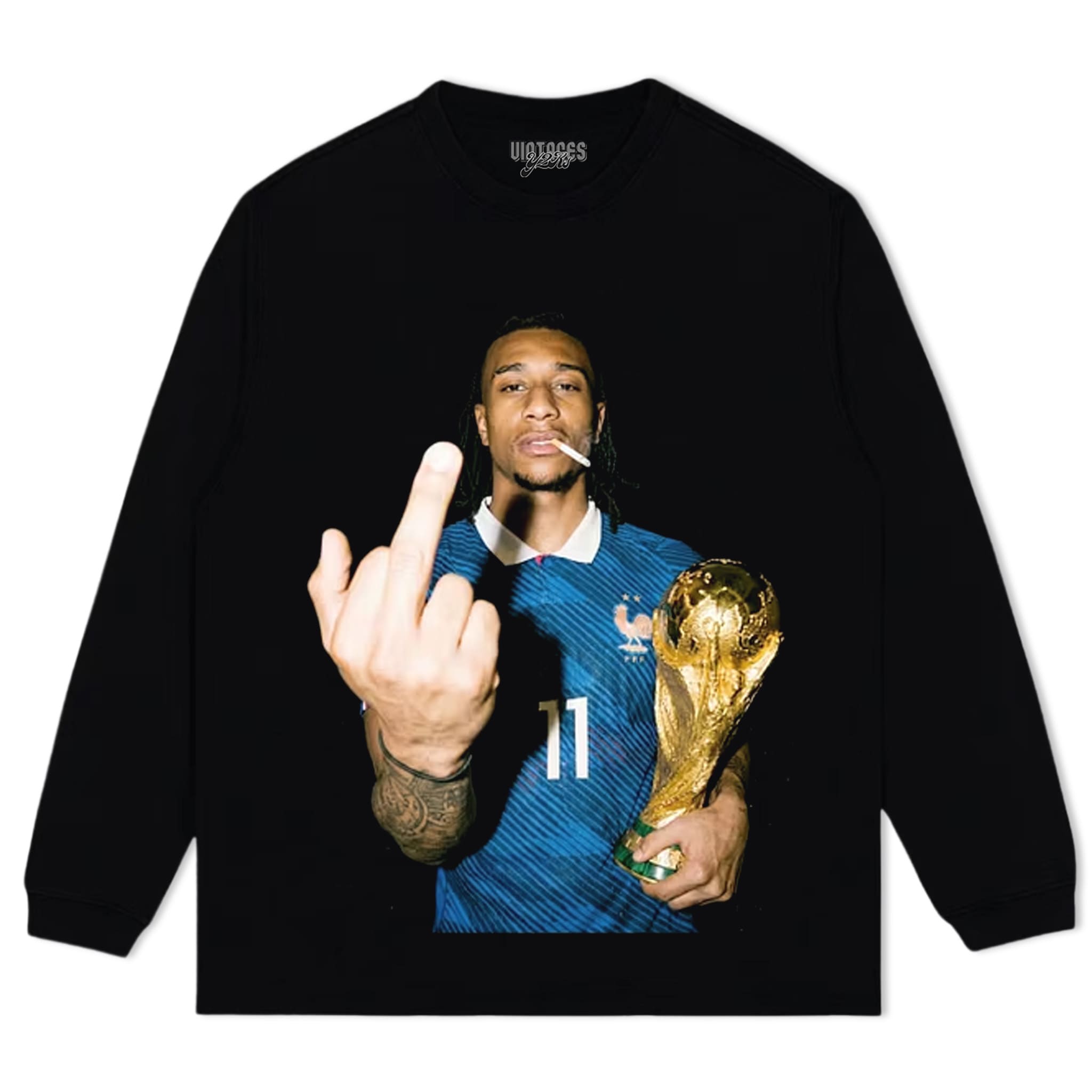 OUSMANE DEMBÉLÉ FRANCE TEAM V2 TANK TOP & TEE & LONG SLEEVE & LAYERED LS & HOODIE