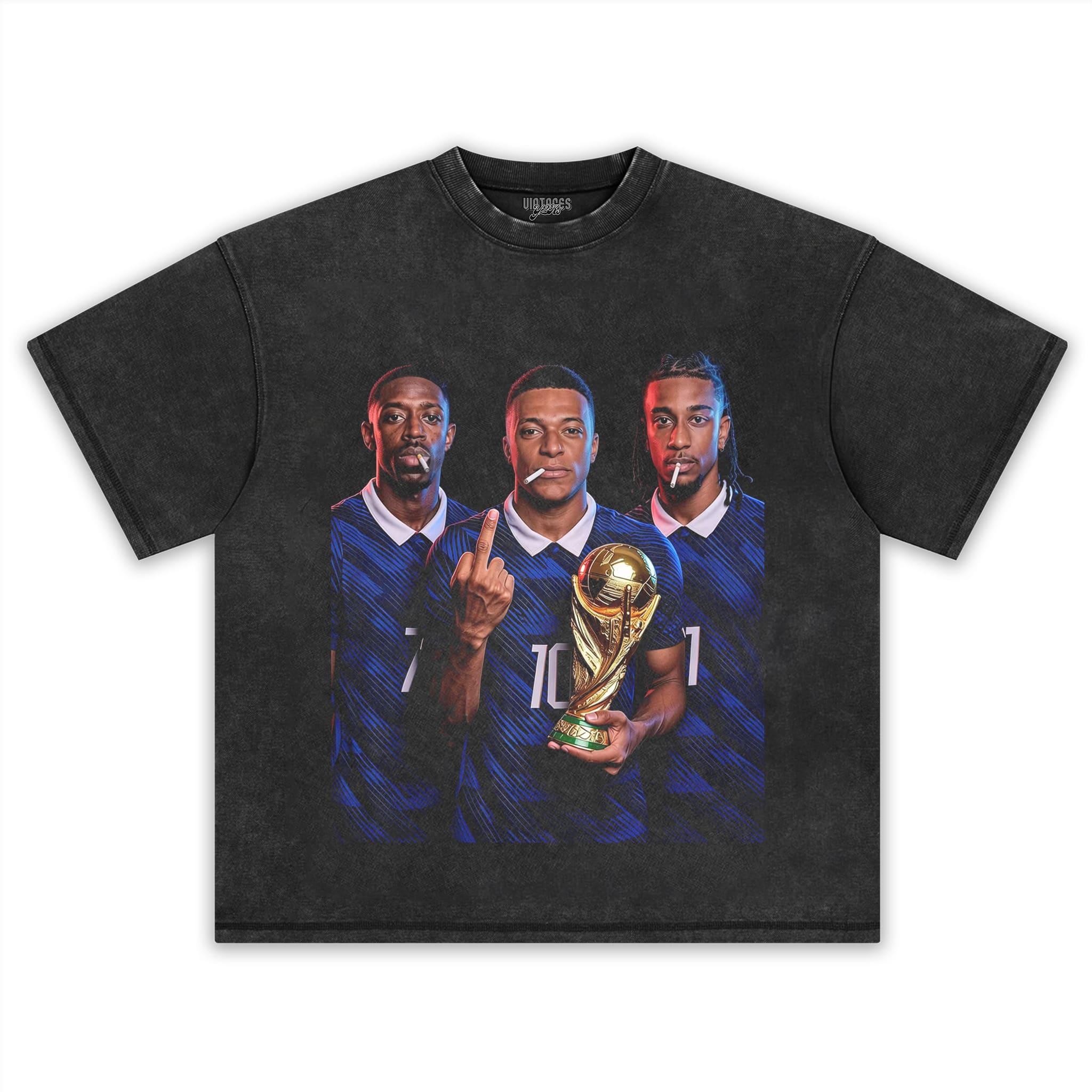OUSMANE DEMBÉLÉ & KYLIAN MBAPPÉ & MICHAEL OLISE TANK TOP & TEE & LONG SLEEVE & LAYERED LS & HOODIE