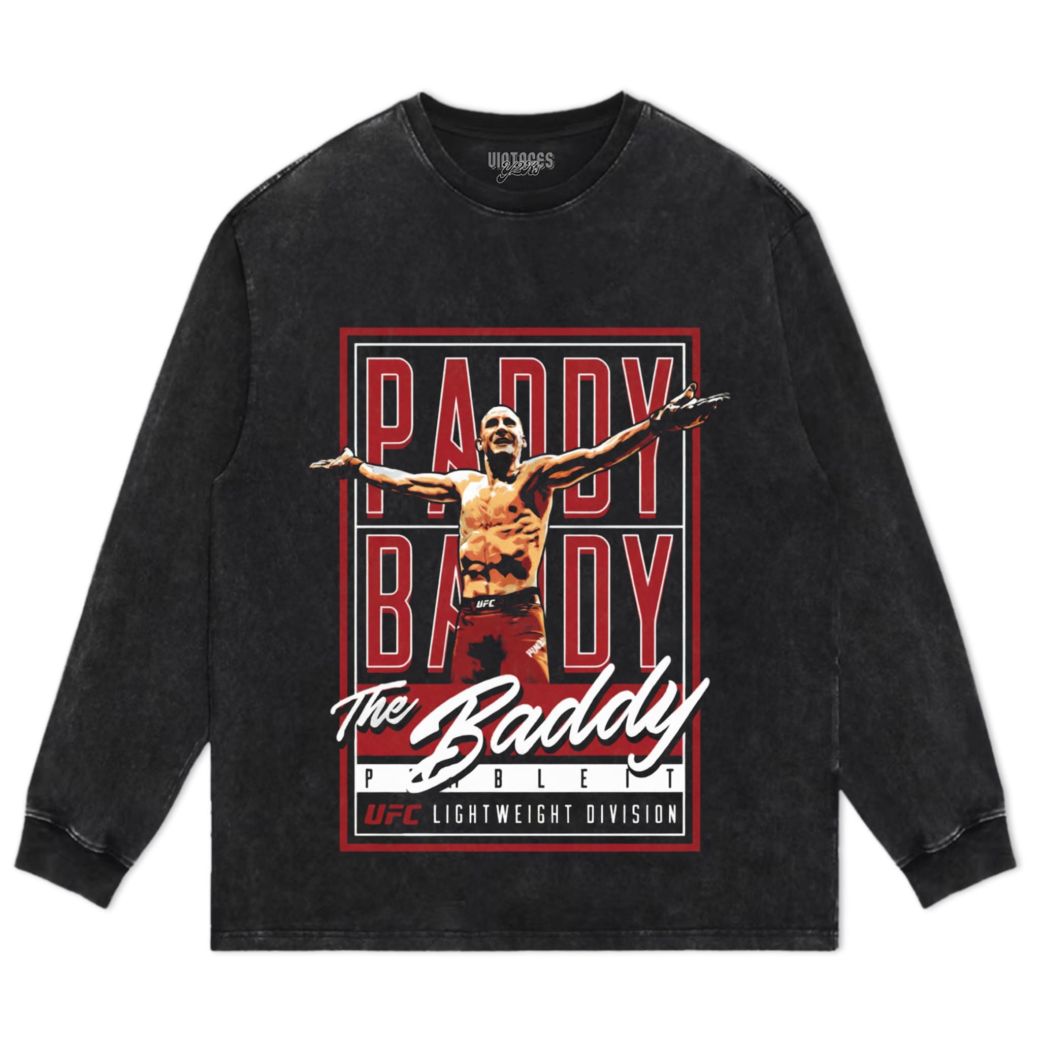 PADDY PIMBLETT THE BADDY UFC MMA FIGHTER TANK TOP & TEE & LONG SLEEVE & LAYERED LS & HOODIE