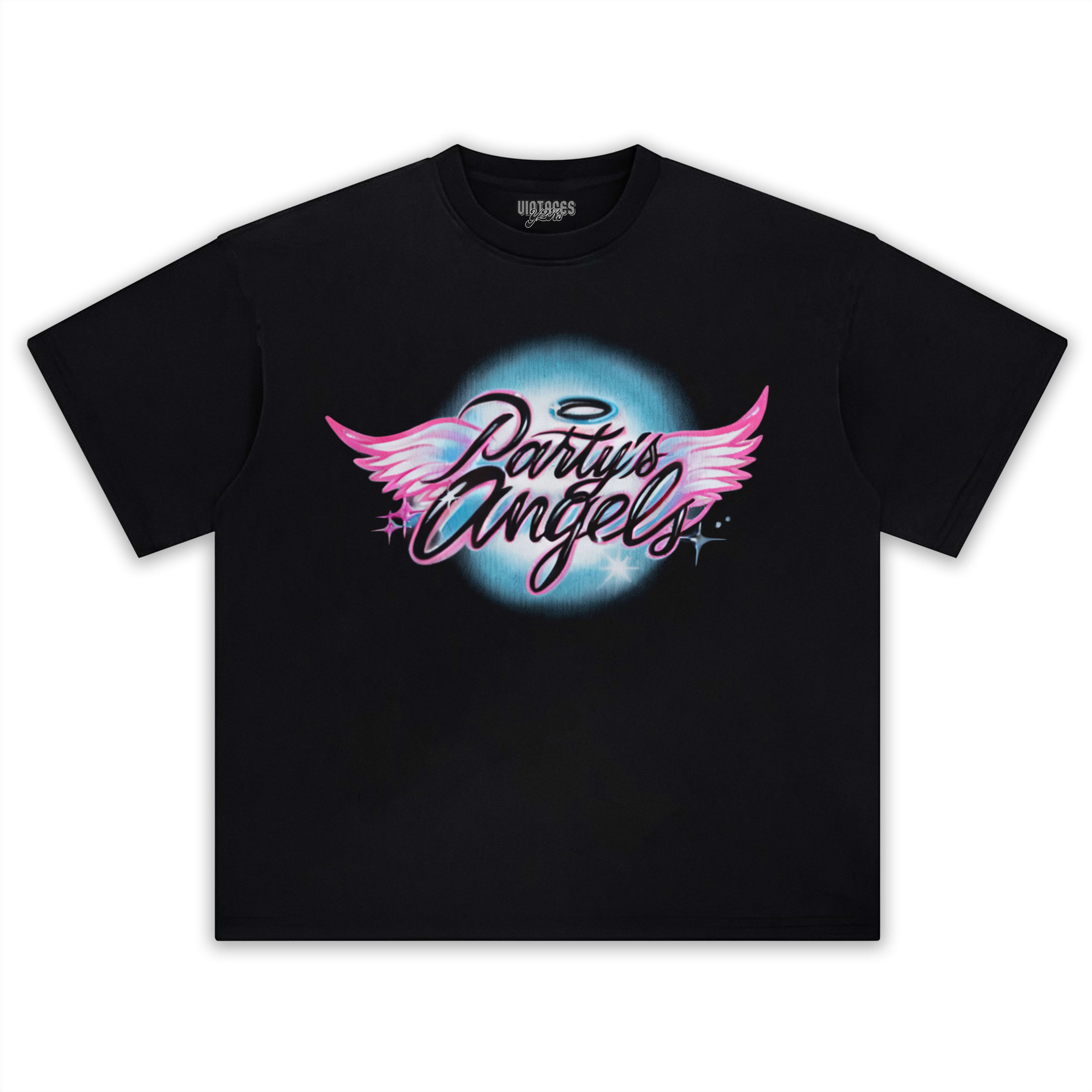 PARTY'S ANGELS WINGS TANK TEE & LS & HOODIE