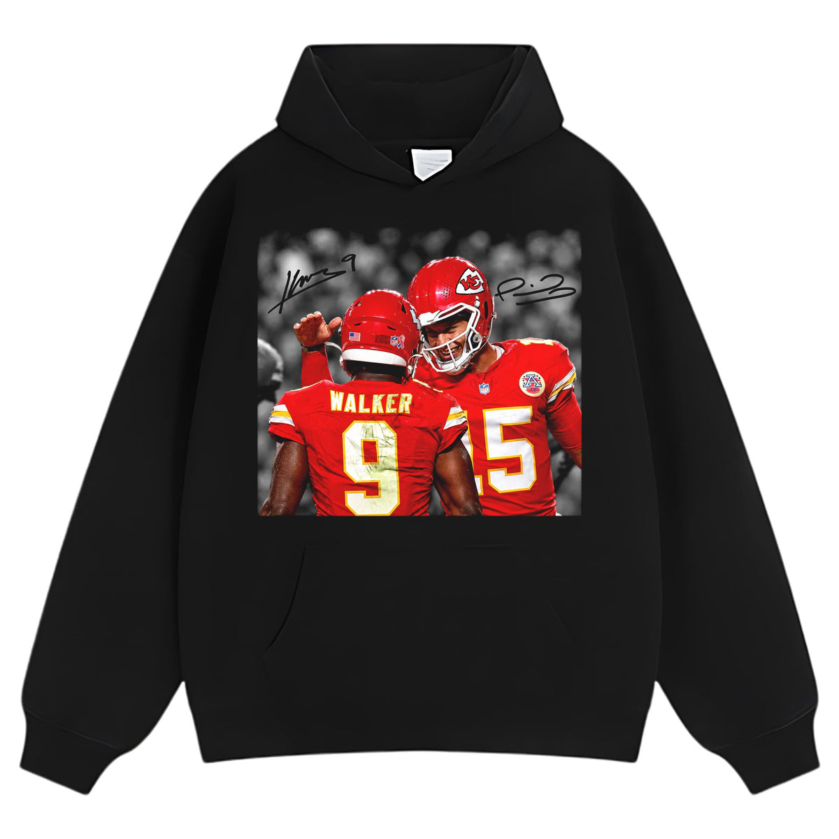 PATRICK MAHOMES & KENNETH WALKER III TANK TOP & TEE & LONG SLEEVE & LAYERED LS & HOODIE